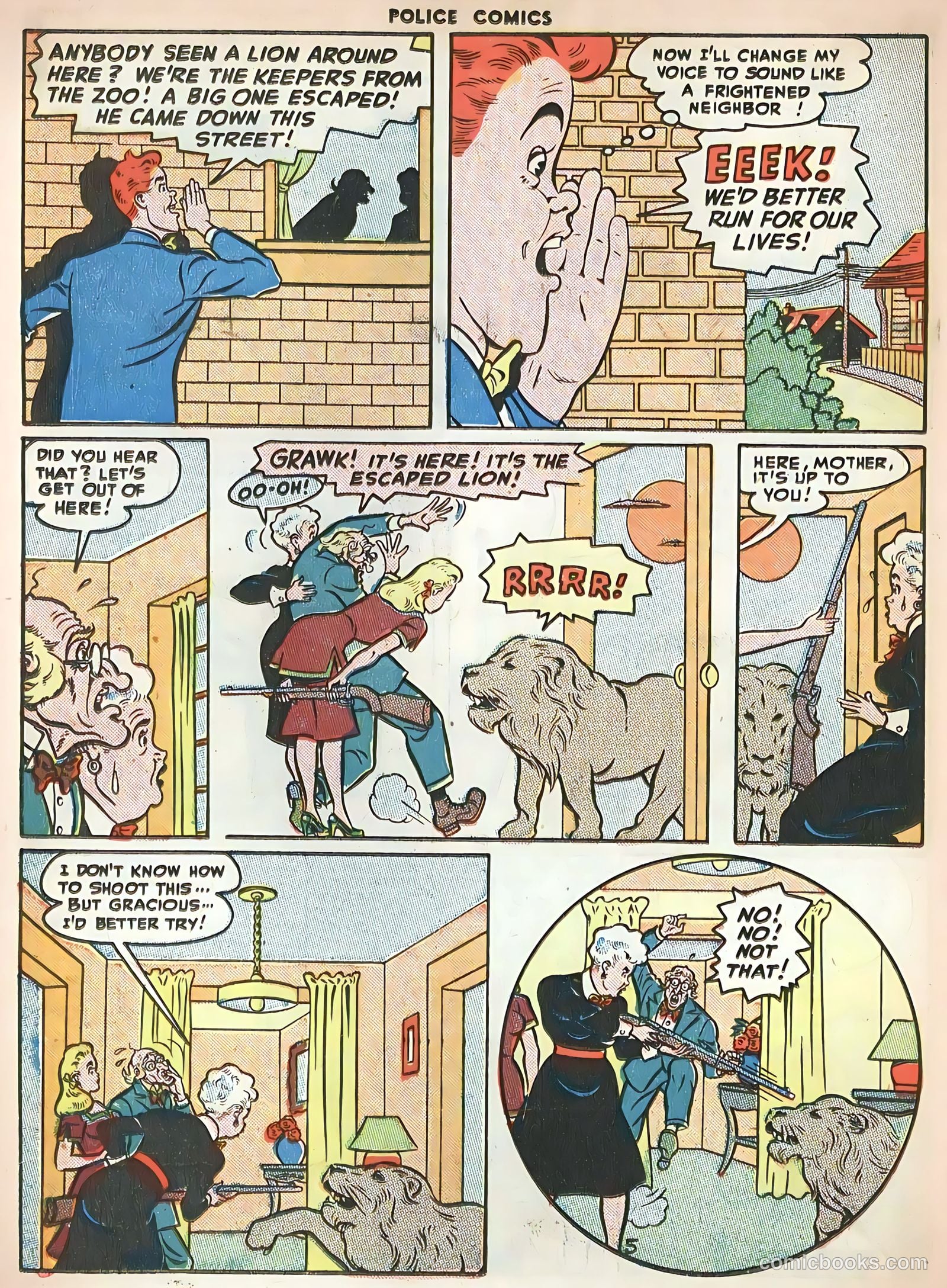 Police Comics #67 — page 22 of 60