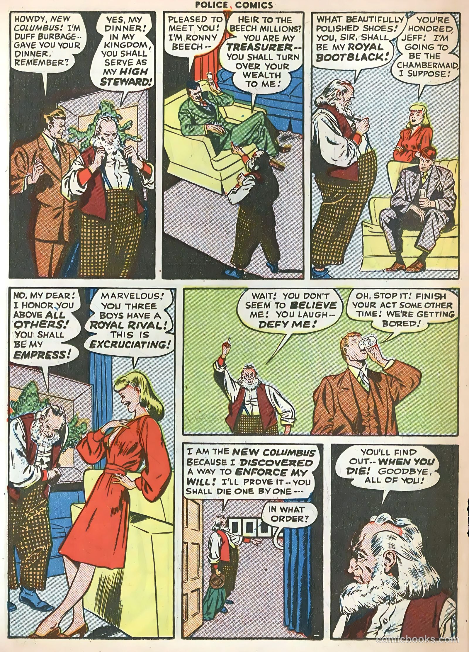 Police Comics #67 — page 38 of 60