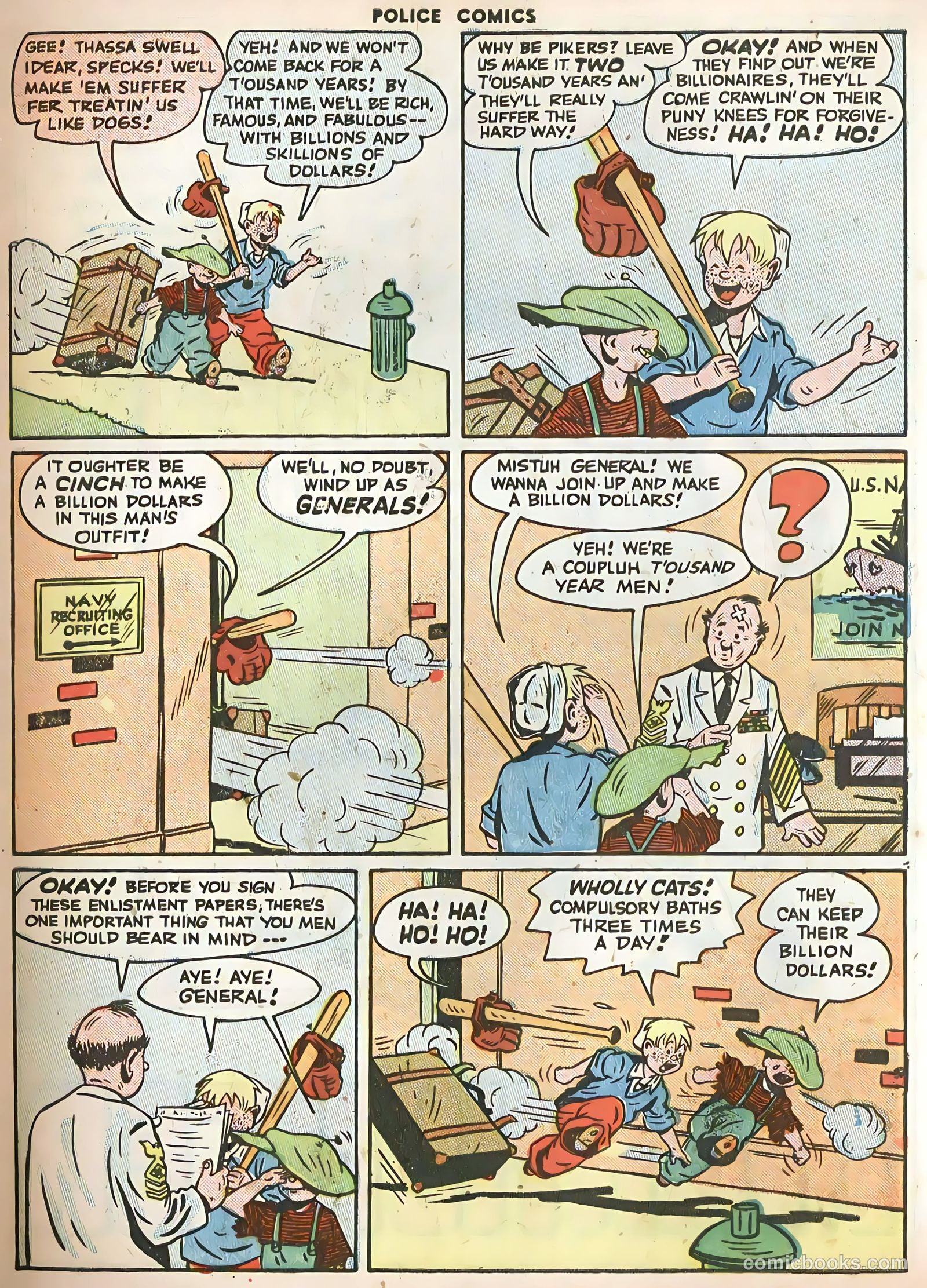 Police Comics #67 — page 47 of 60