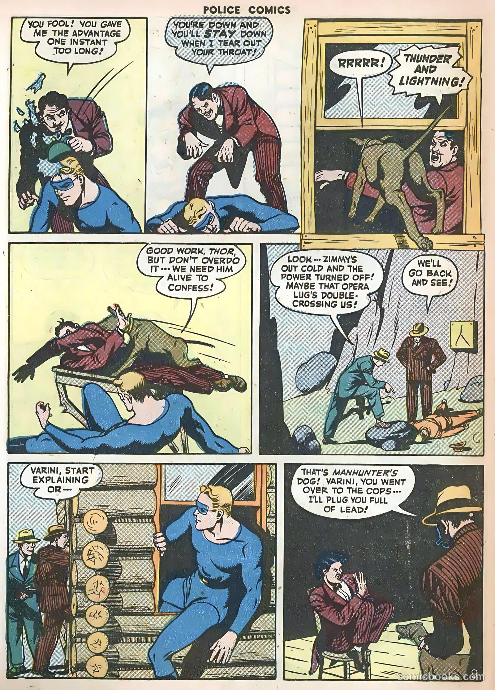 Police Comics #67 — page 56 of 60