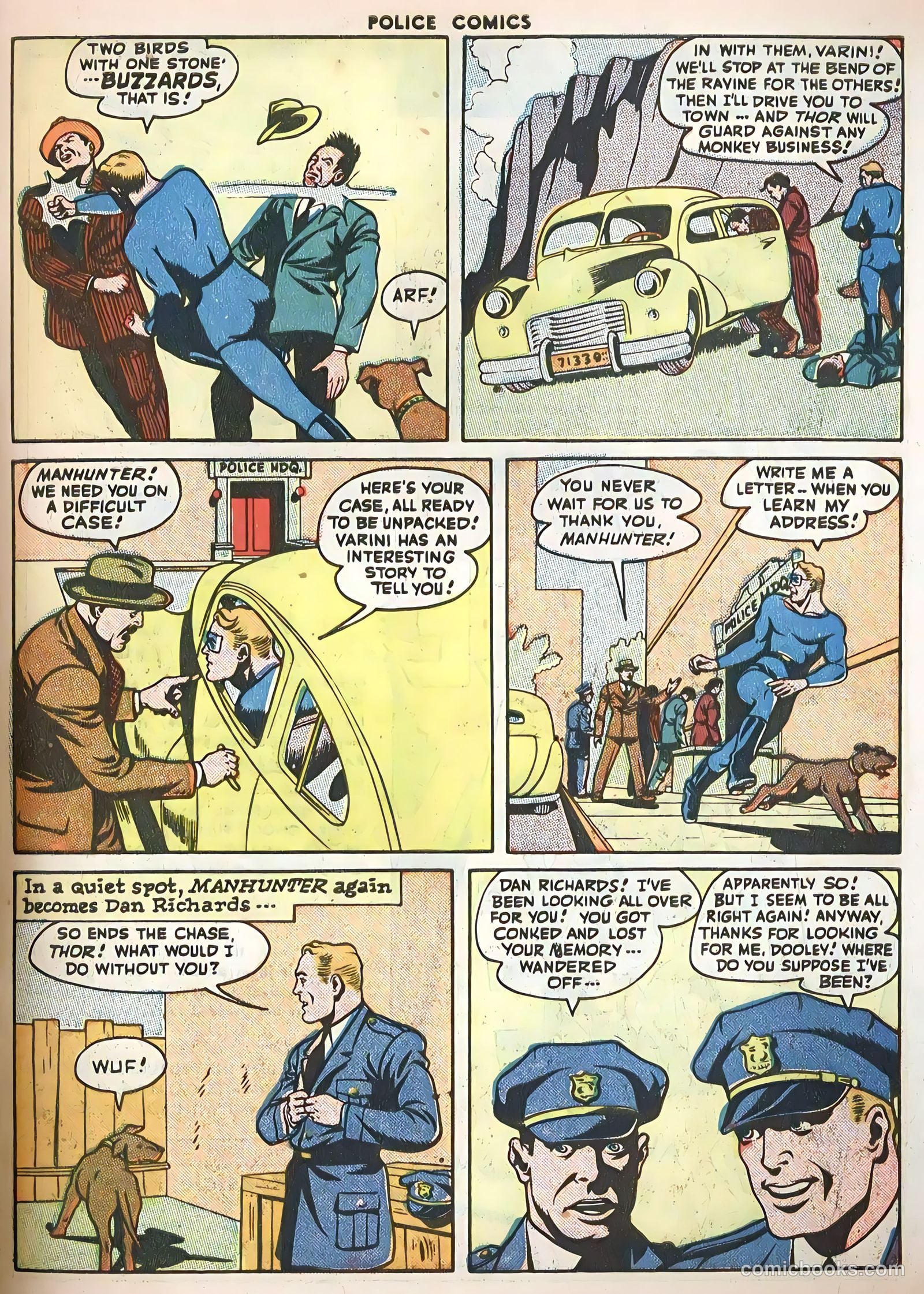 Police Comics #67 — page 57 of 60