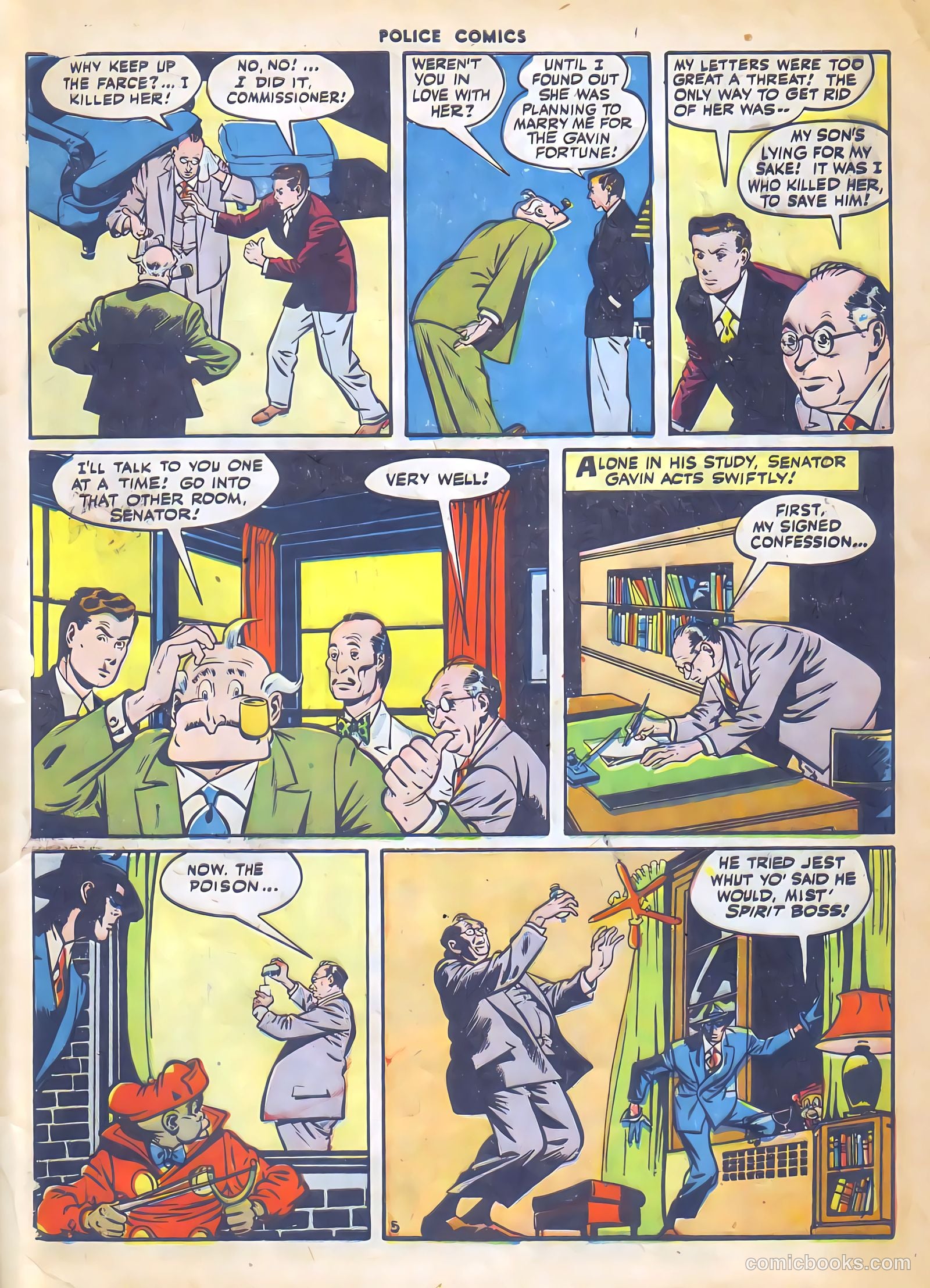 Police Comics #69 — page 47 of 52