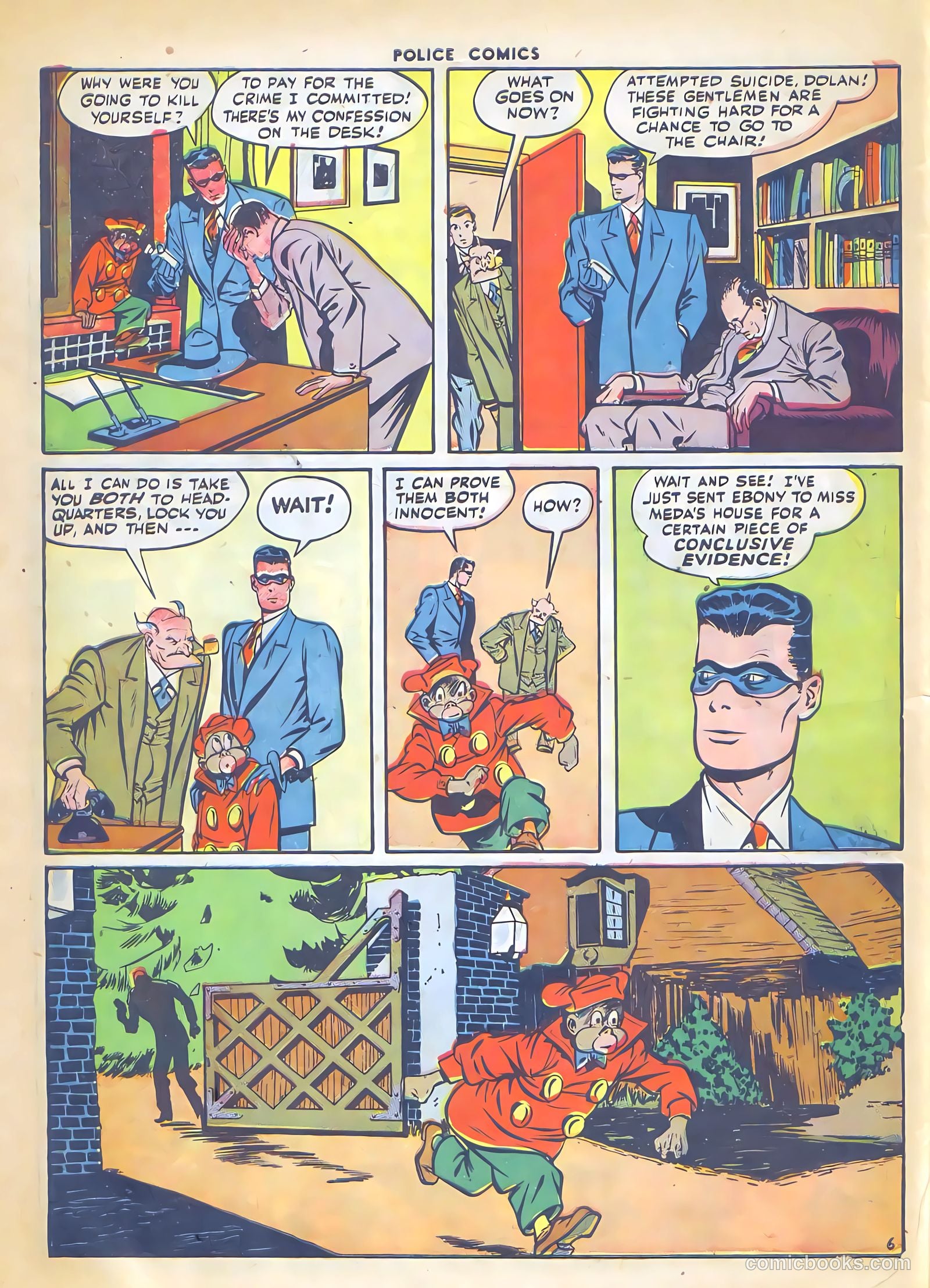 Police Comics #69 — page 48 of 52