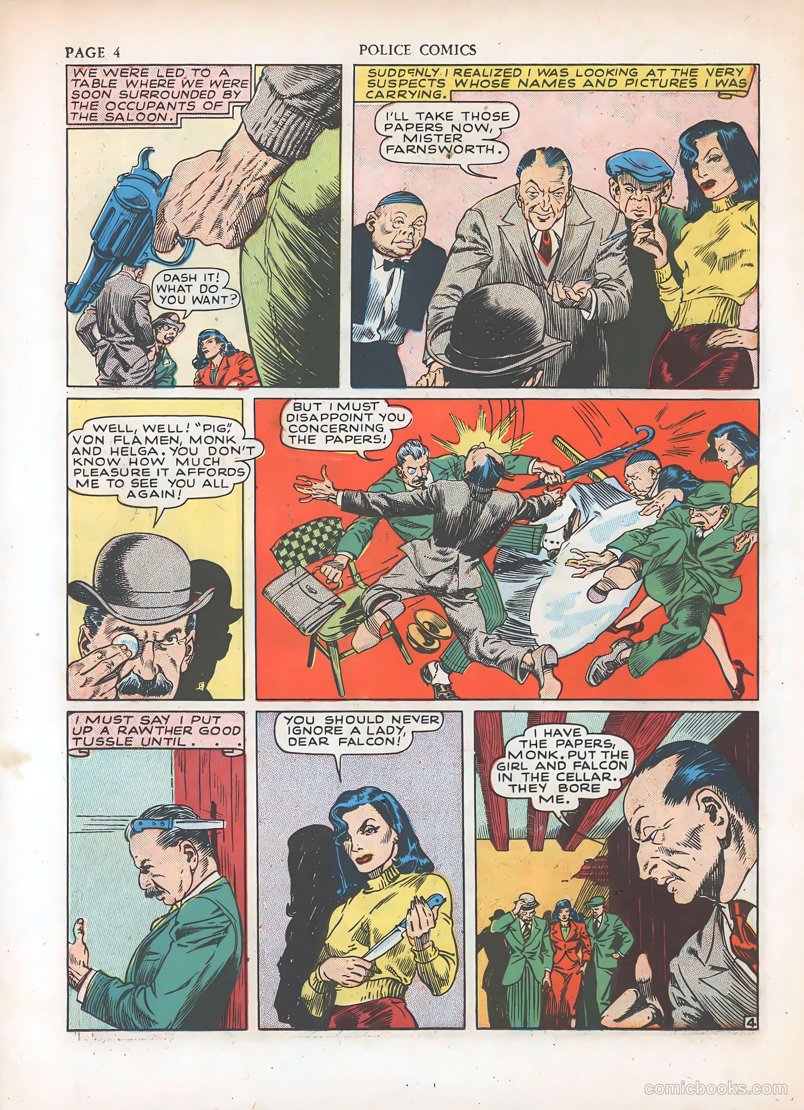 Police Comics #7 — page 7 of 69