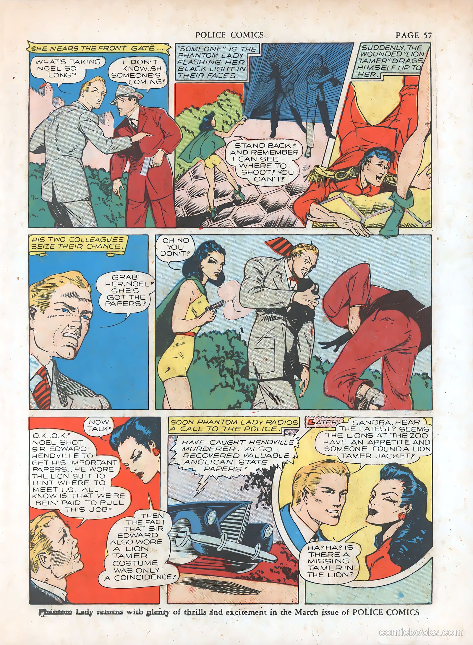 Police Comics #7 — page 60 of 69