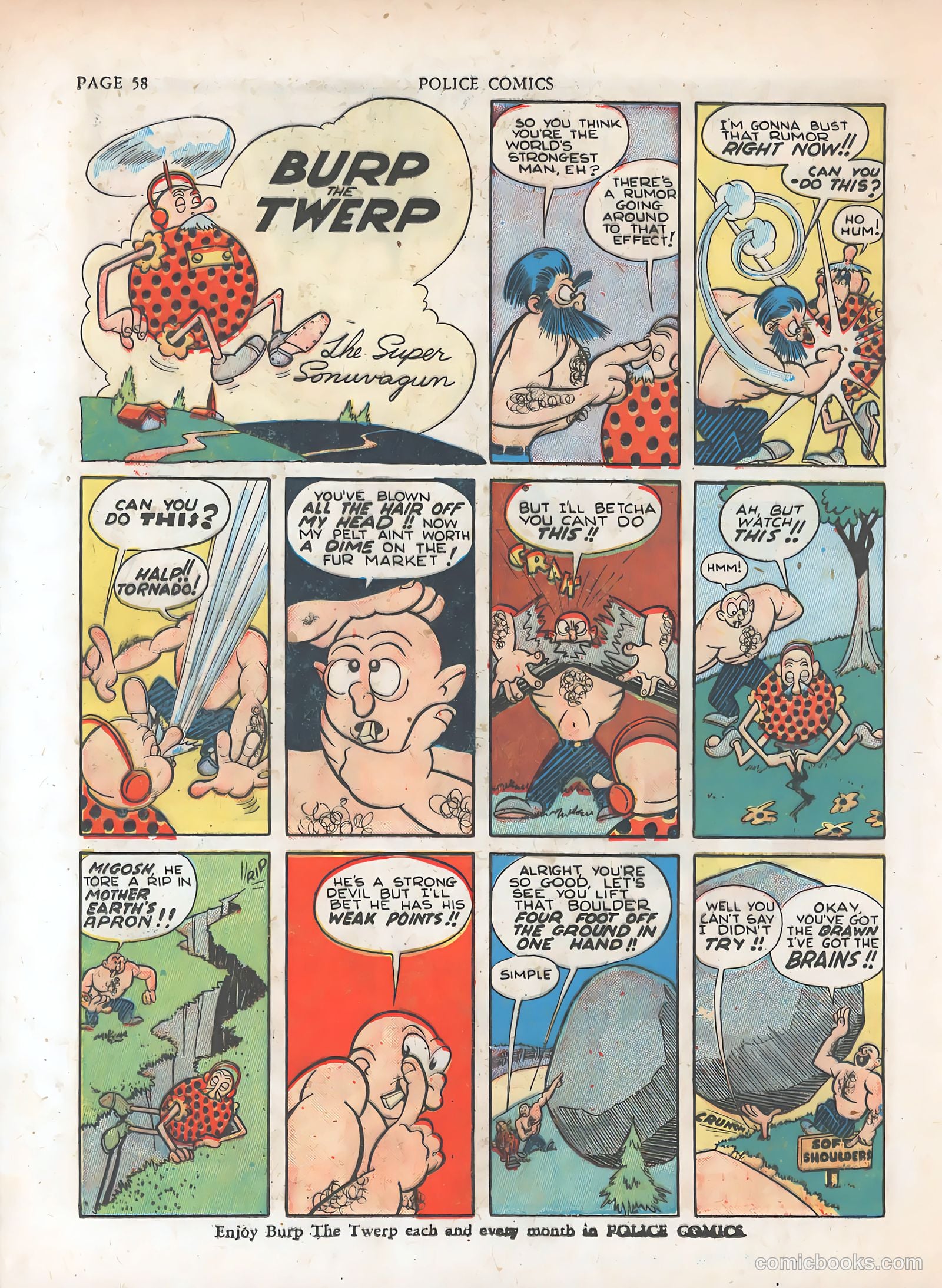 Police Comics #7 — page 61 of 69