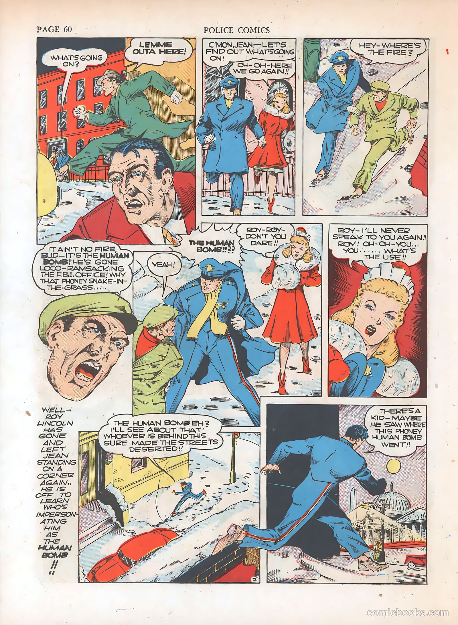 Police Comics #7 — page 63 of 69