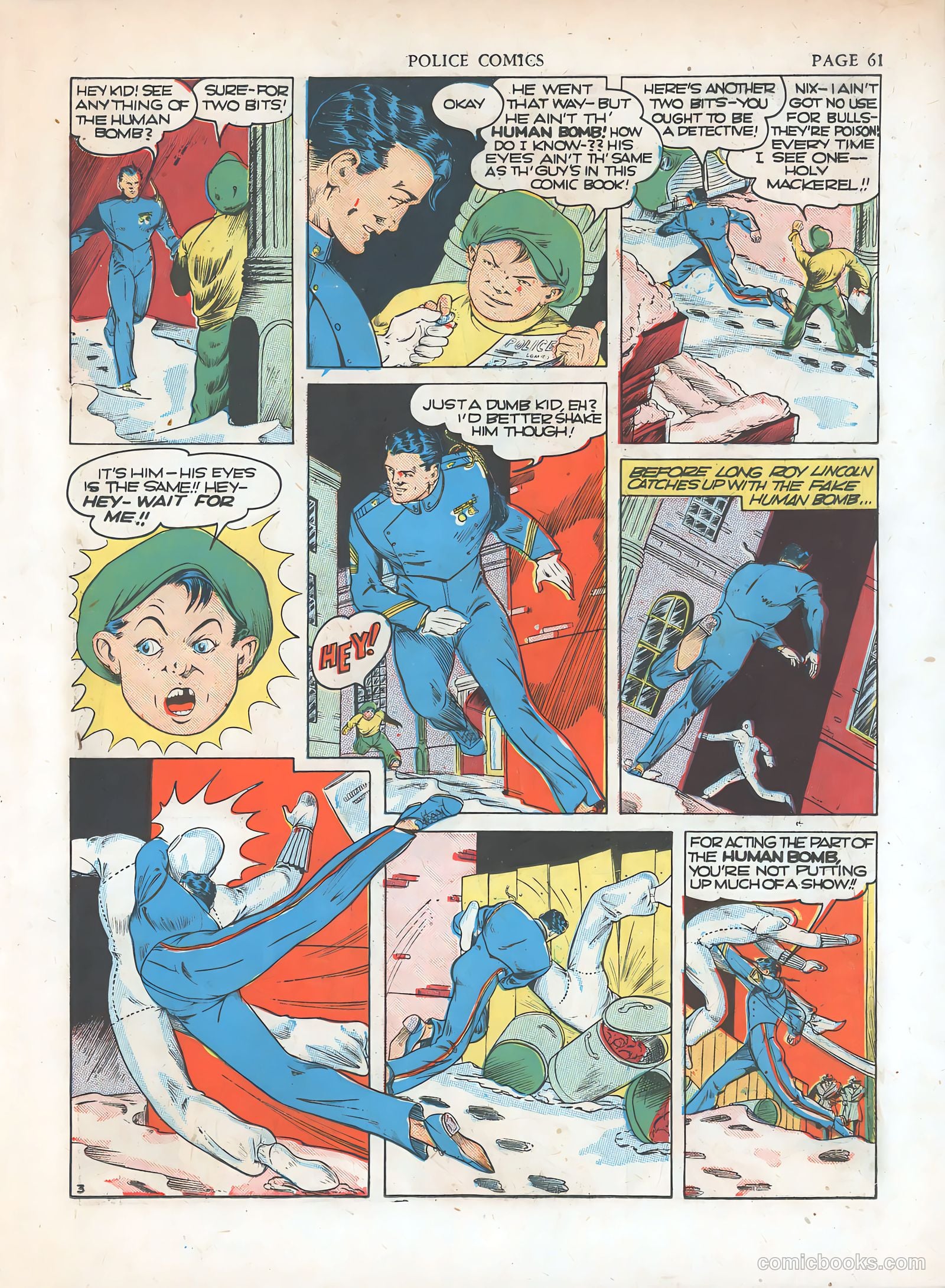 Police Comics #7 — page 64 of 69