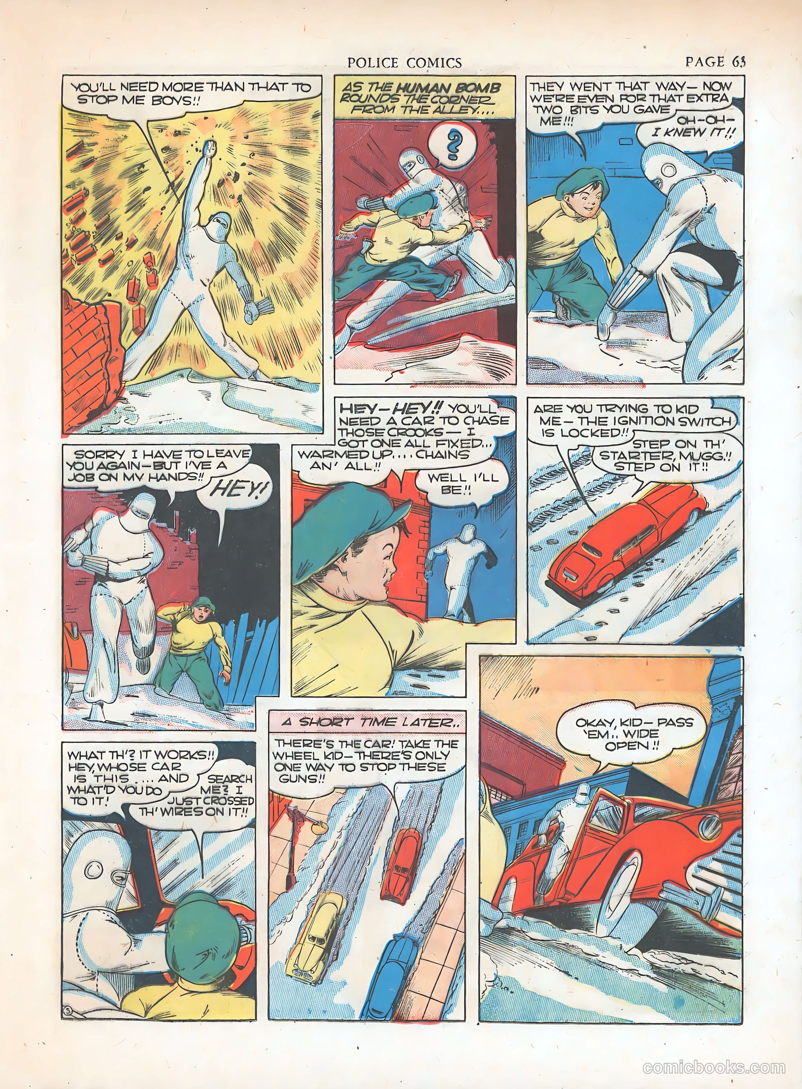 Police Comics #7 — page 66 of 69