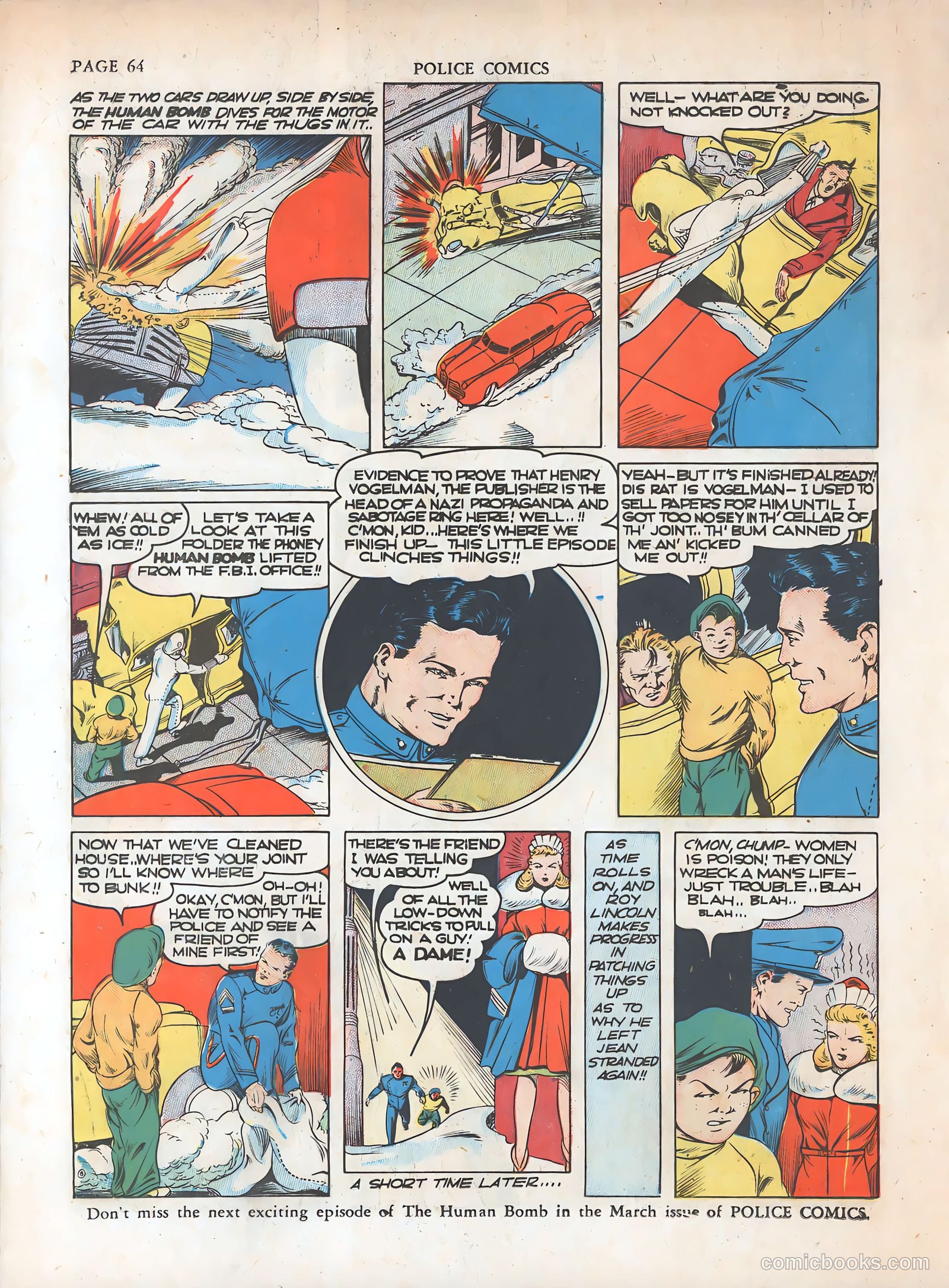 Police Comics #7 — page 67 of 69