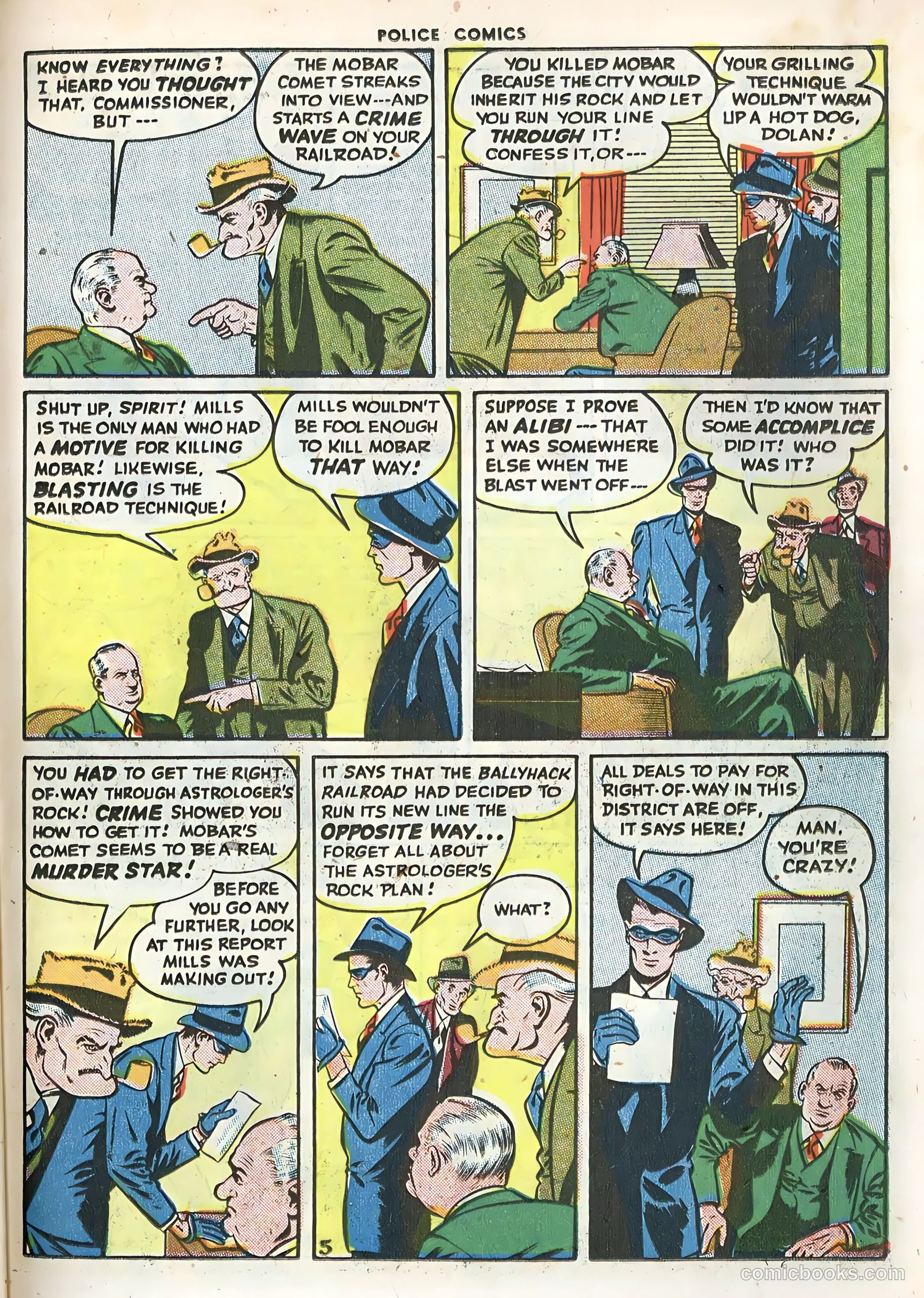 Police Comics #71 — page 37 of 52