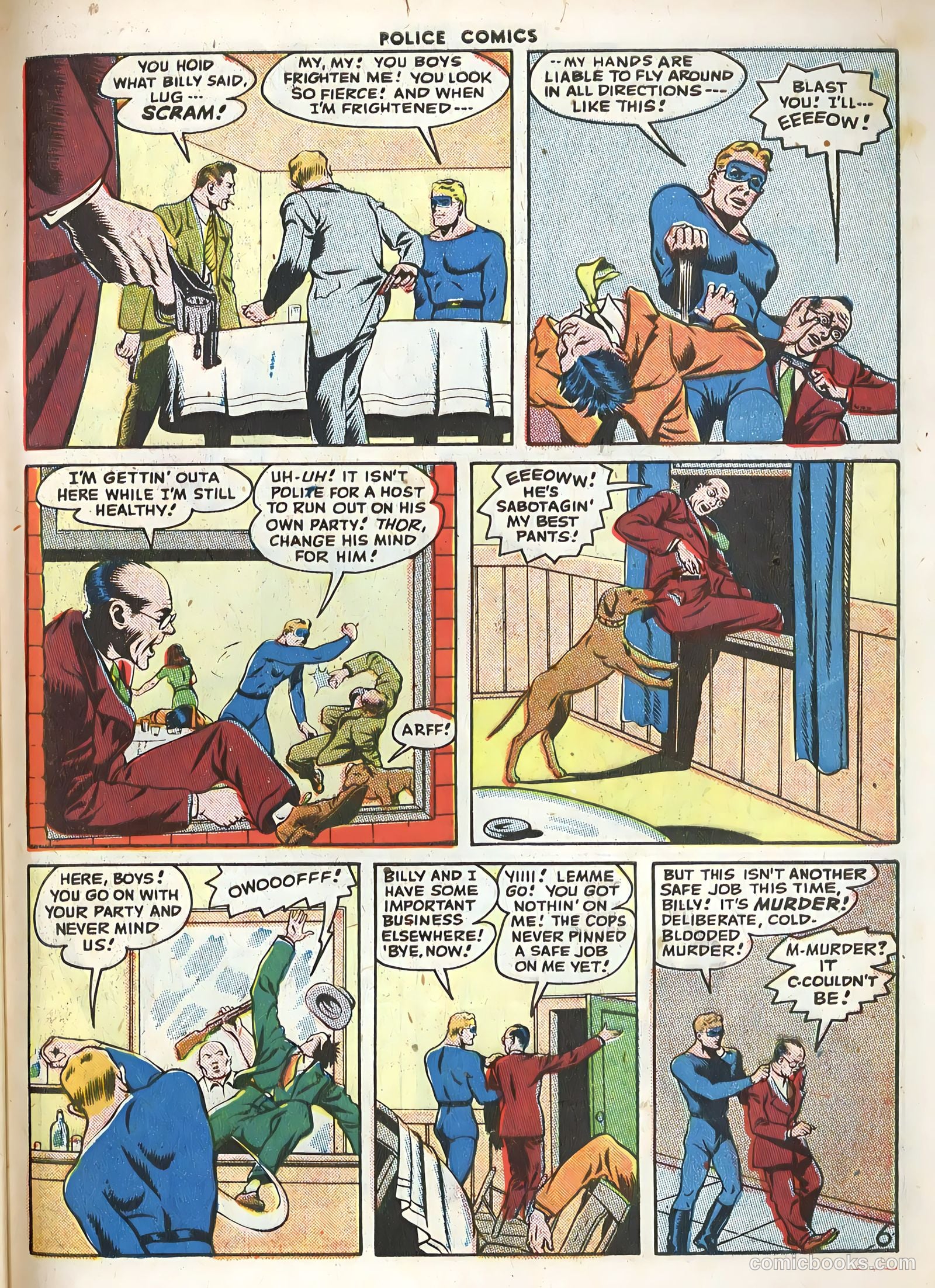 Police Comics #71 — page 47 of 52