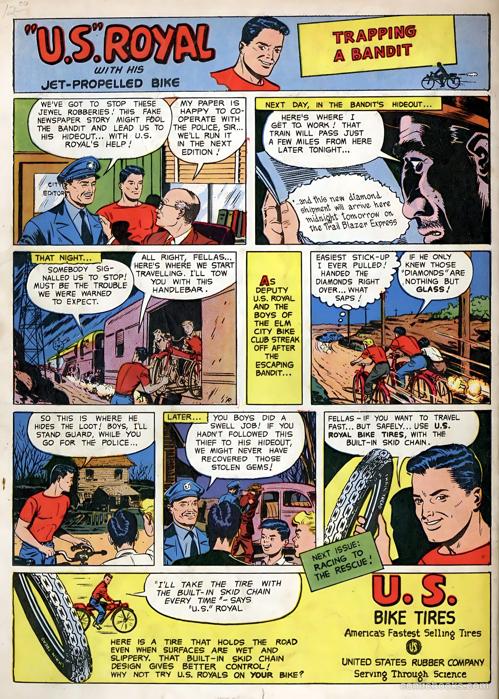 Police Comics #71 — page 52 of 52
