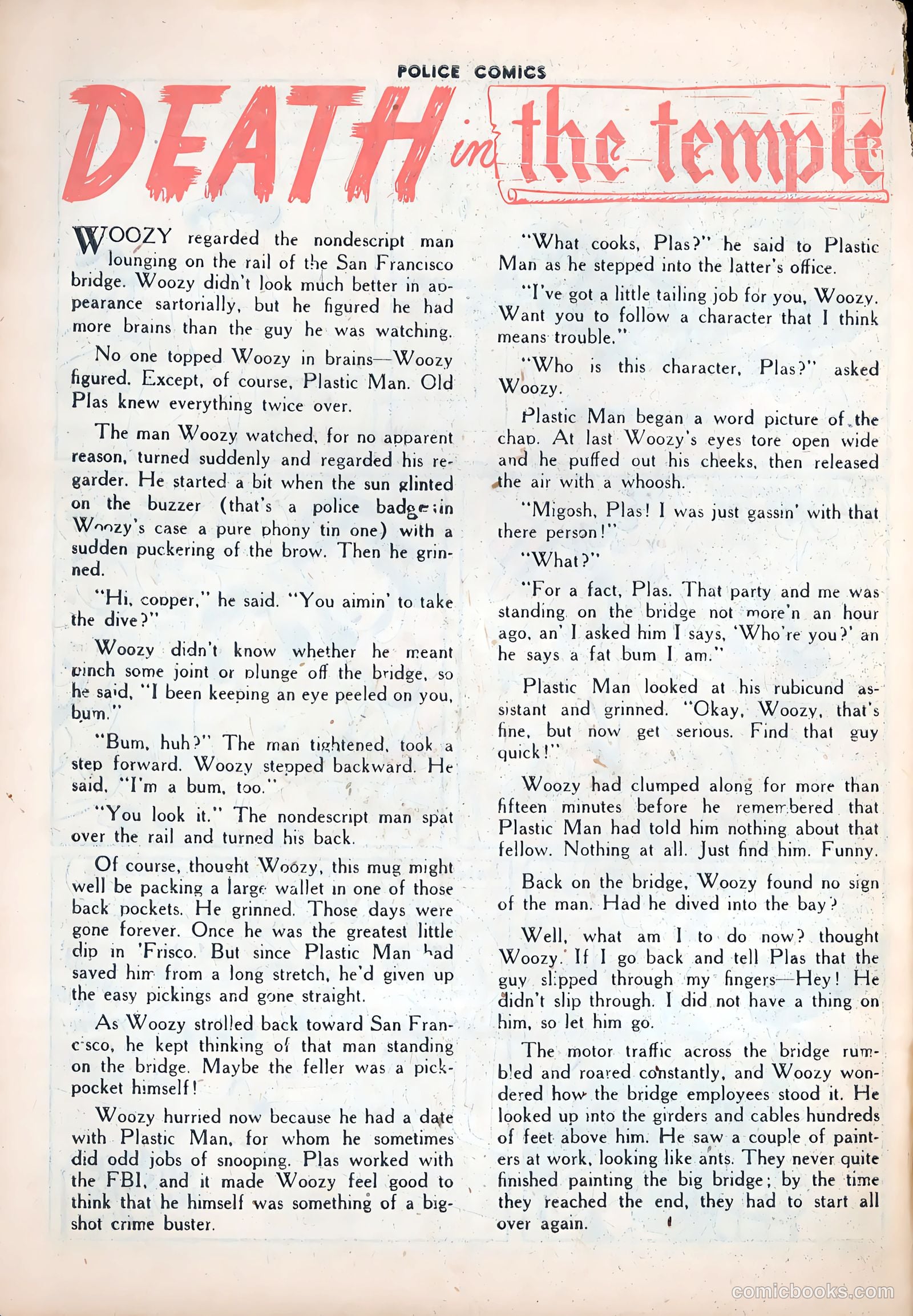 Police Comics #72 — page 40 of 52
