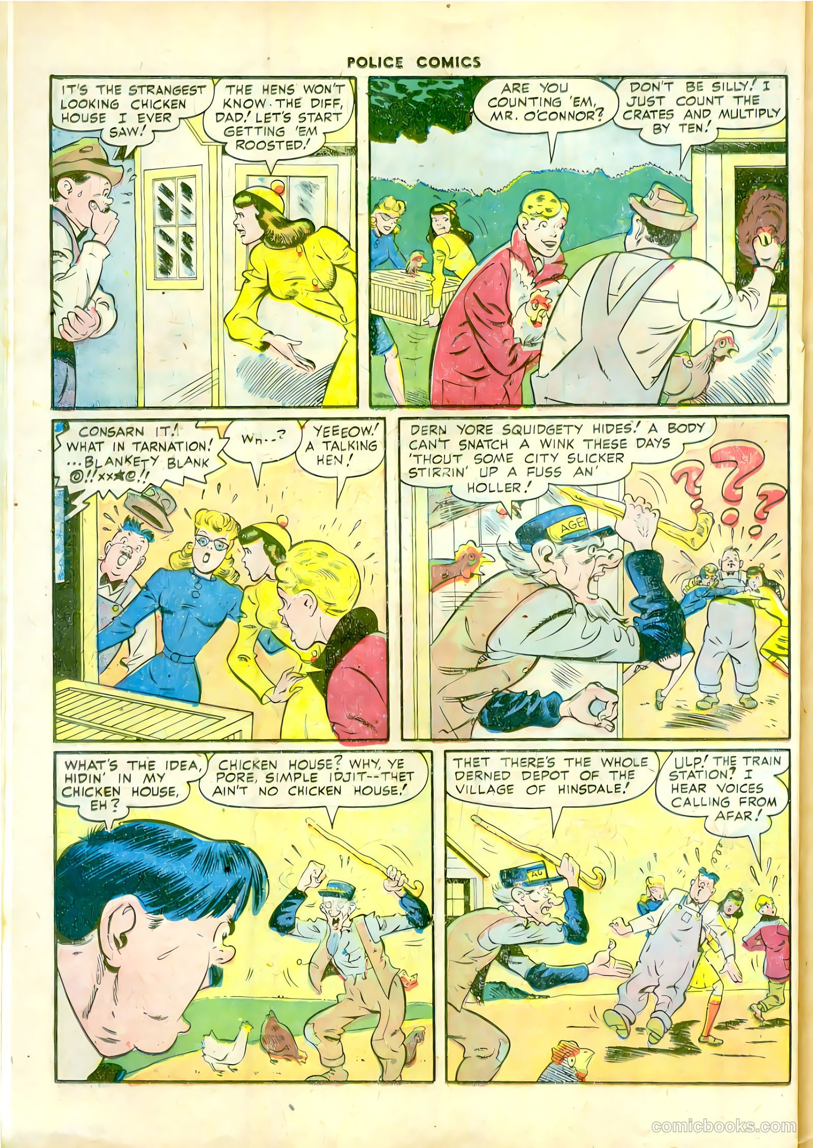Police Comics #73 — page 32 of 52