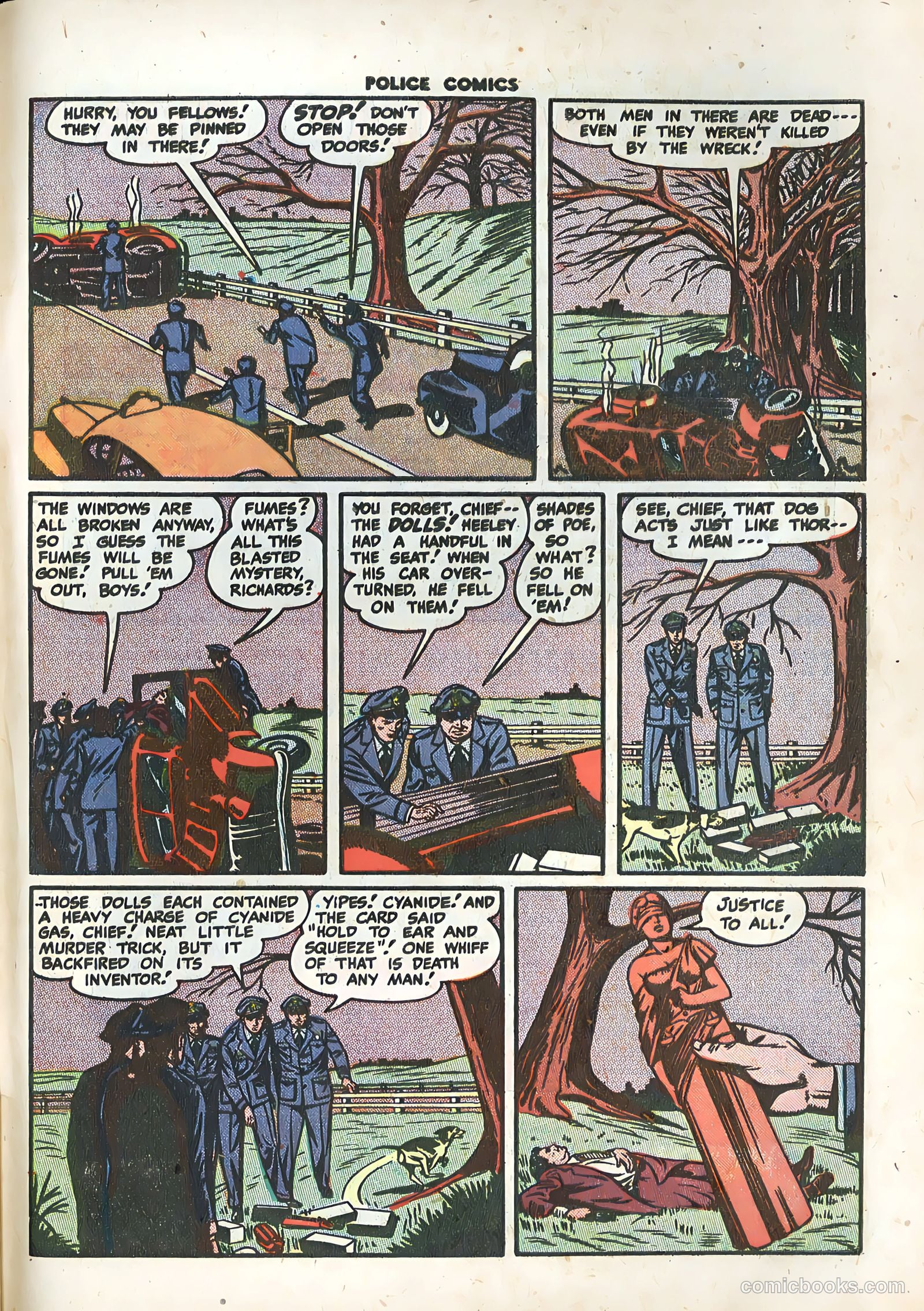 Police Comics #74 — page 50 of 53
