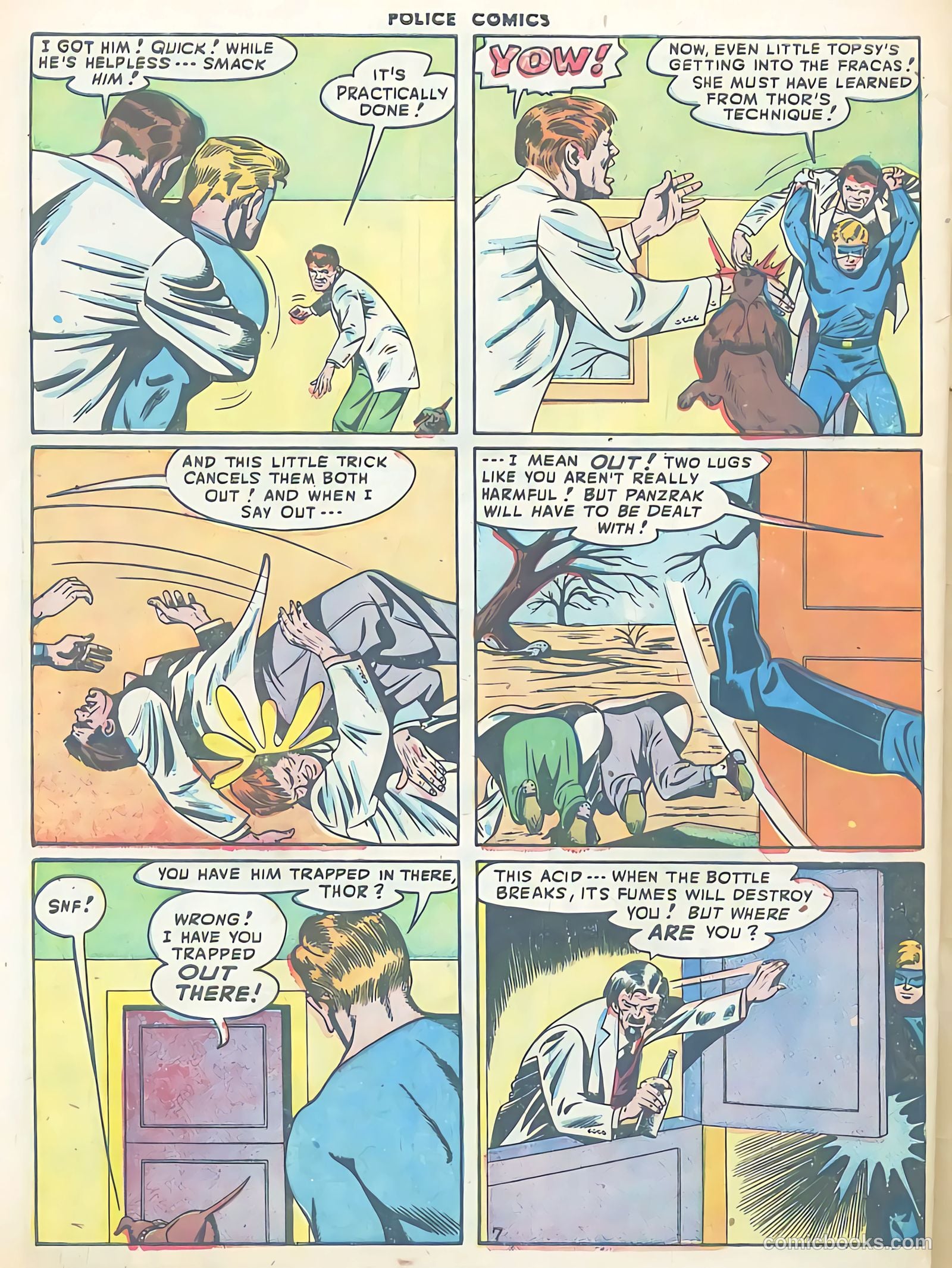 Police Comics #75 — page 50 of 52