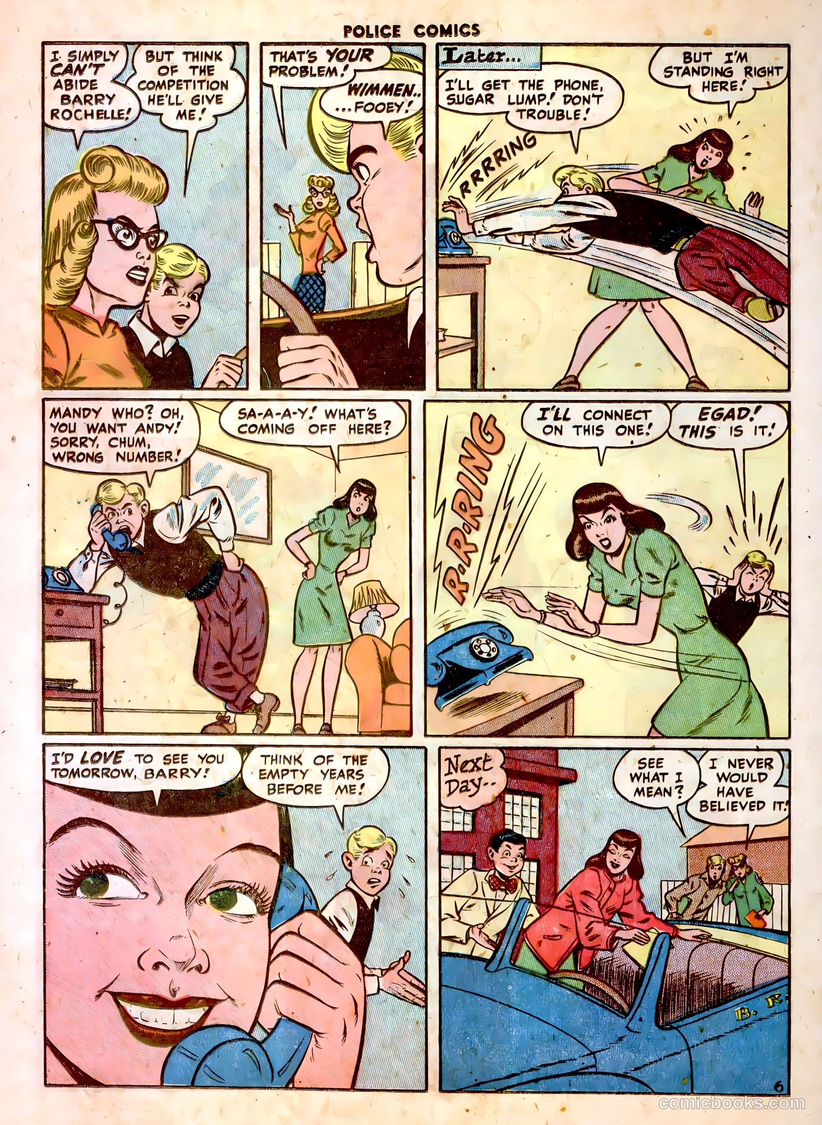 Police Comics #76 — page 38 of 52