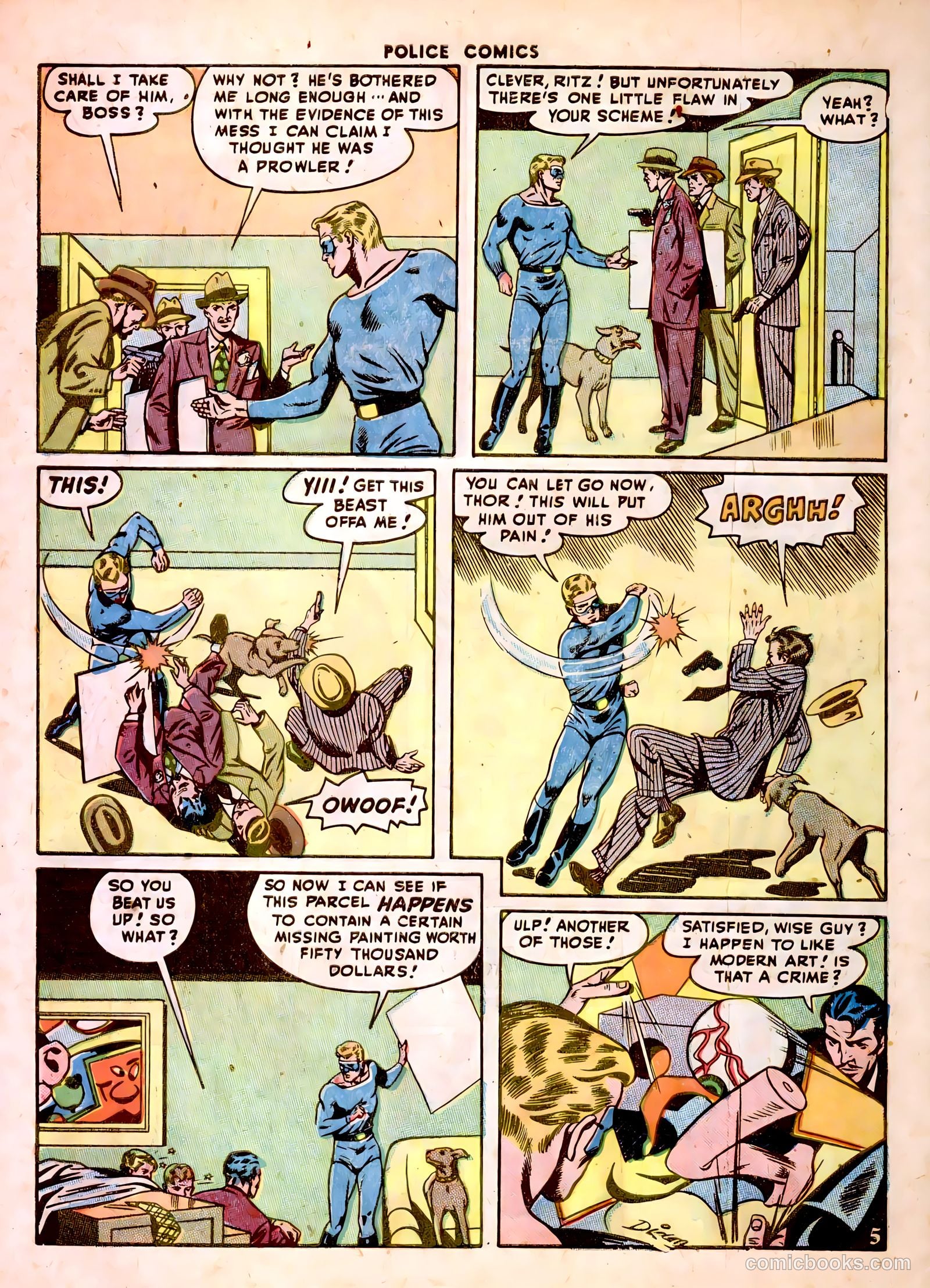 Police Comics #76 — page 46 of 52