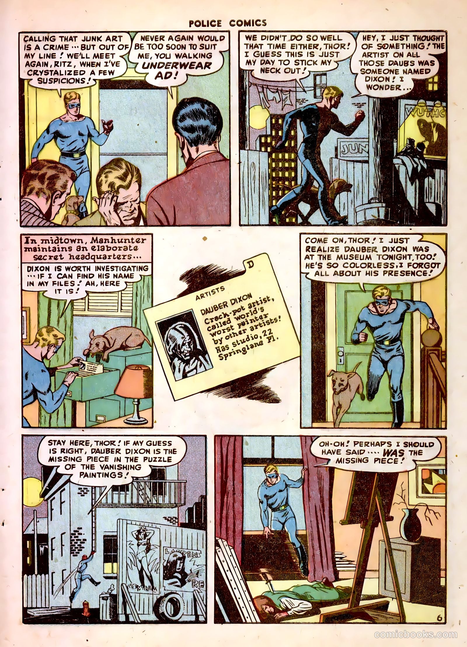 Police Comics #76 — page 47 of 52