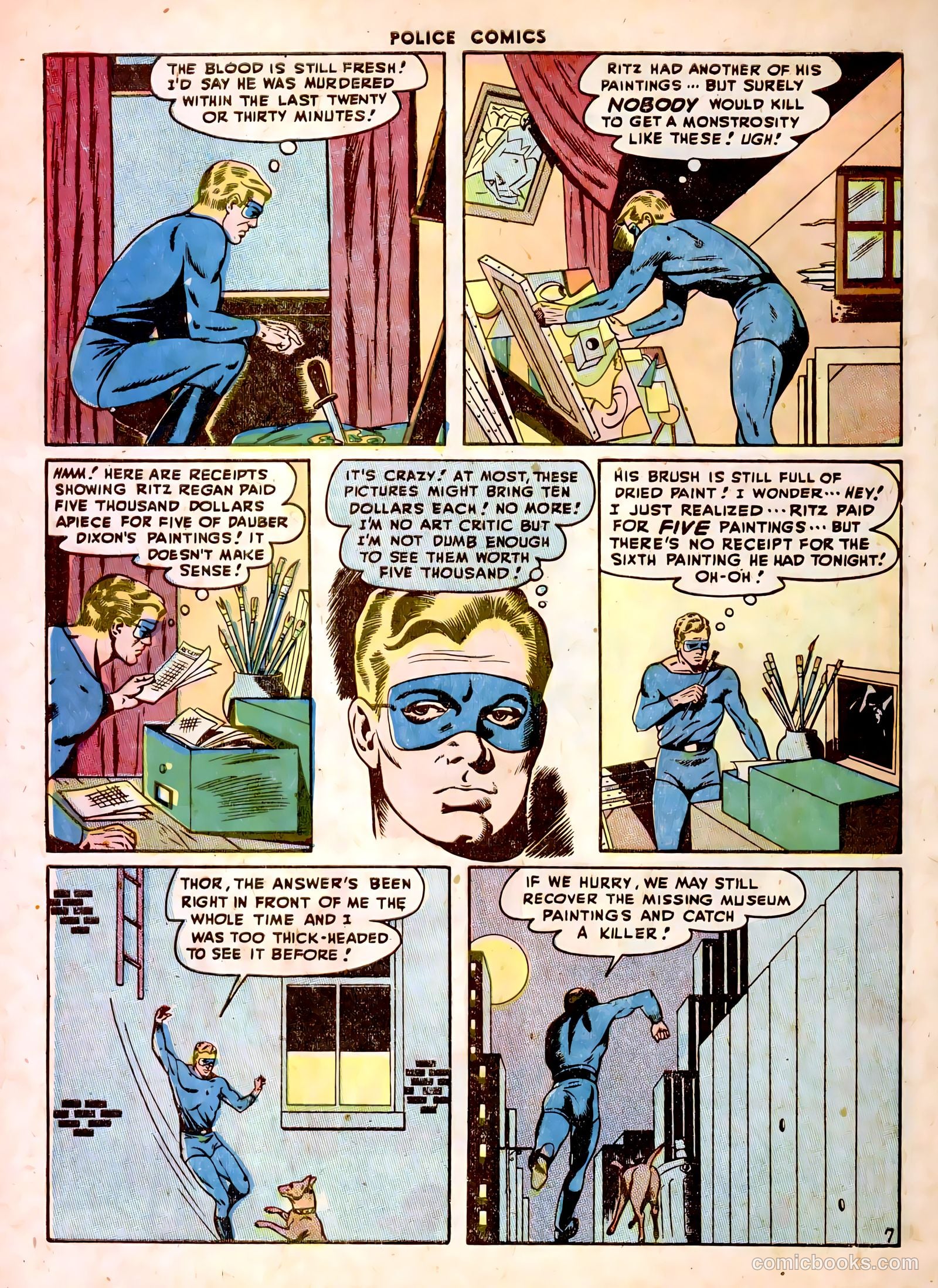 Police Comics #76 — page 48 of 52