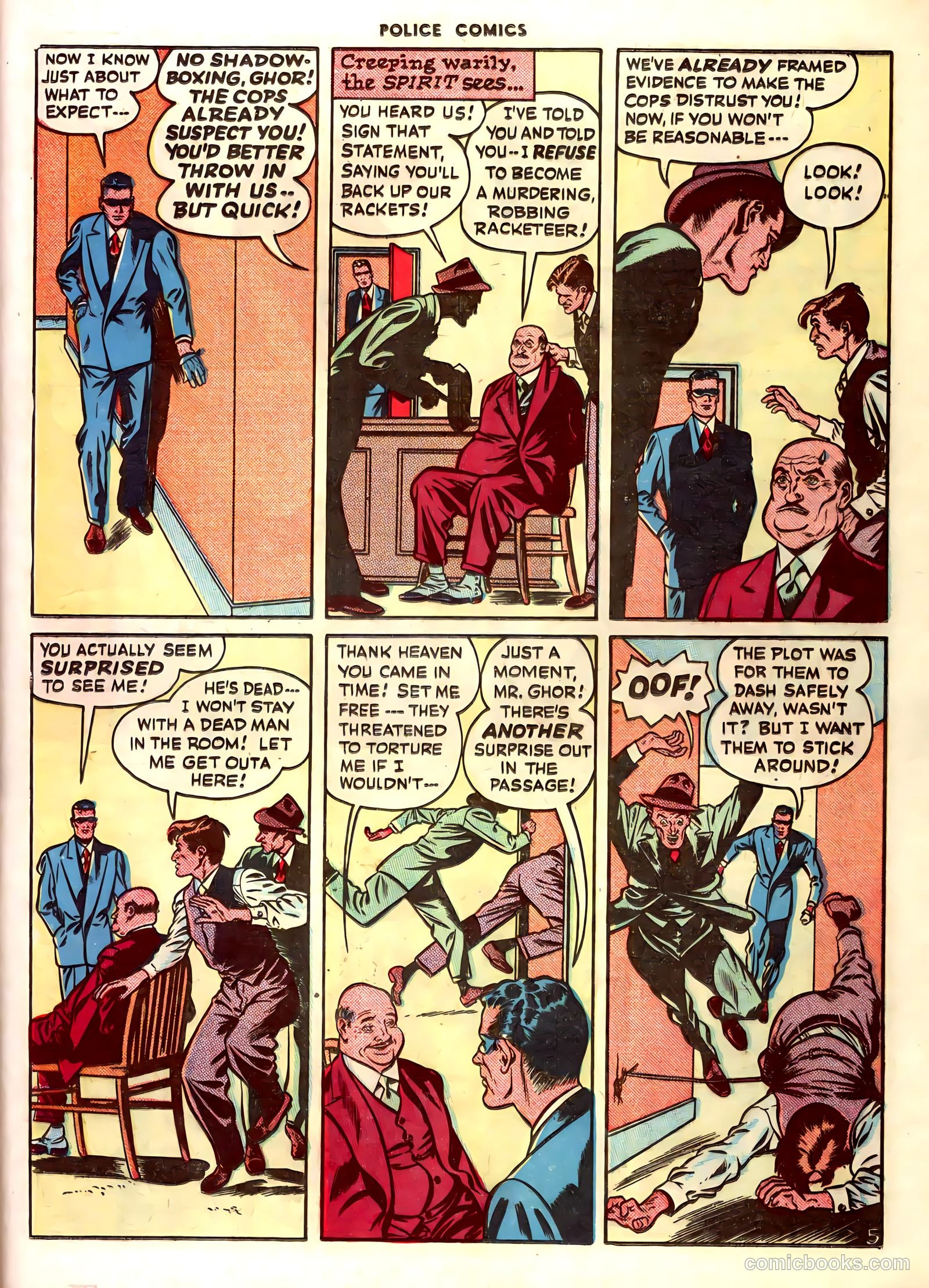 Police Comics #78 — page 37 of 52