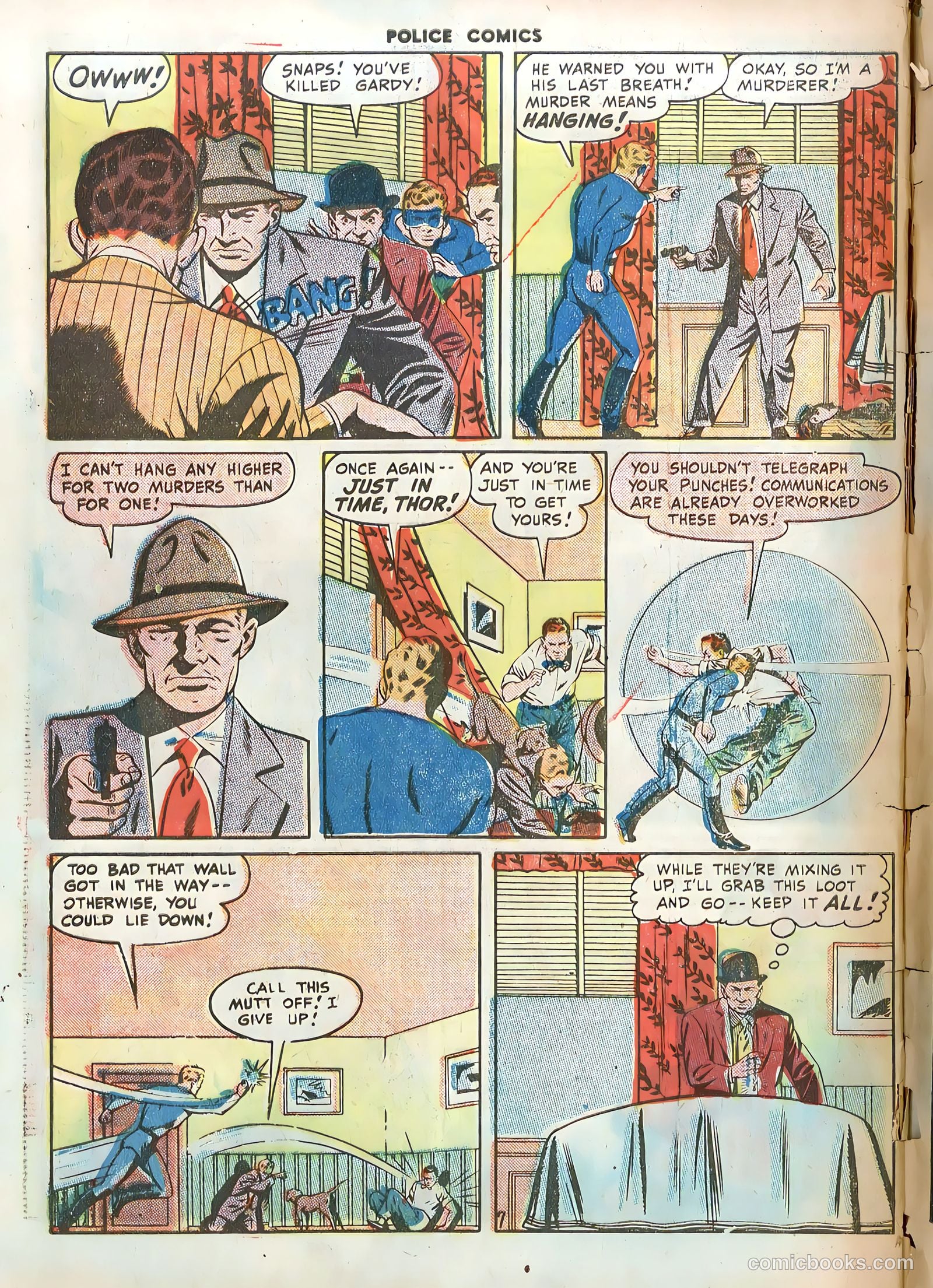 Police Comics #79 — page 48 of 52