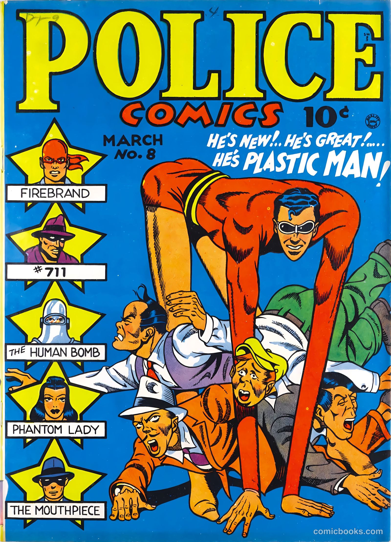 Police Comics #8 — page 2 of 69