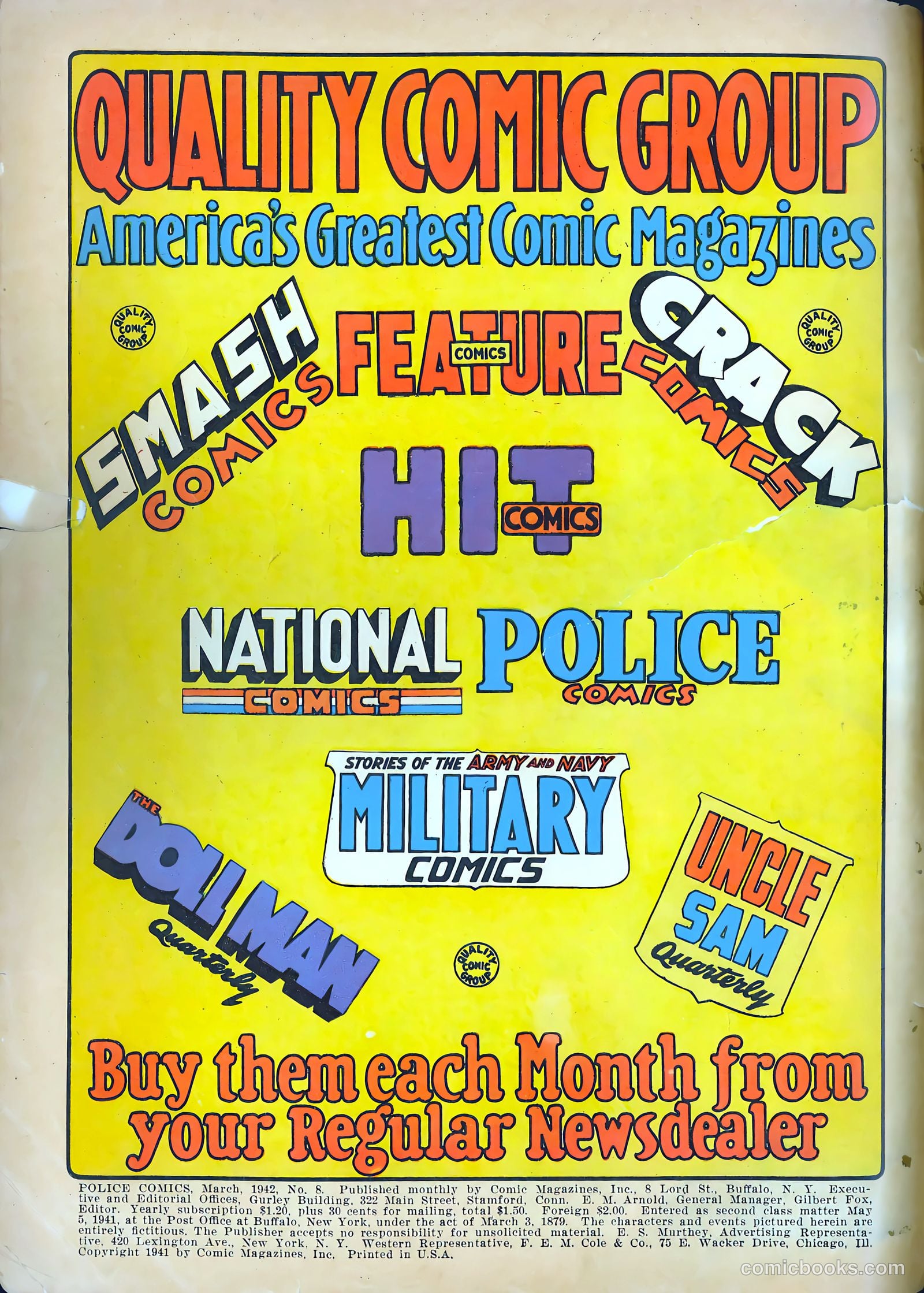 Police Comics #8 — page 3 of 69
