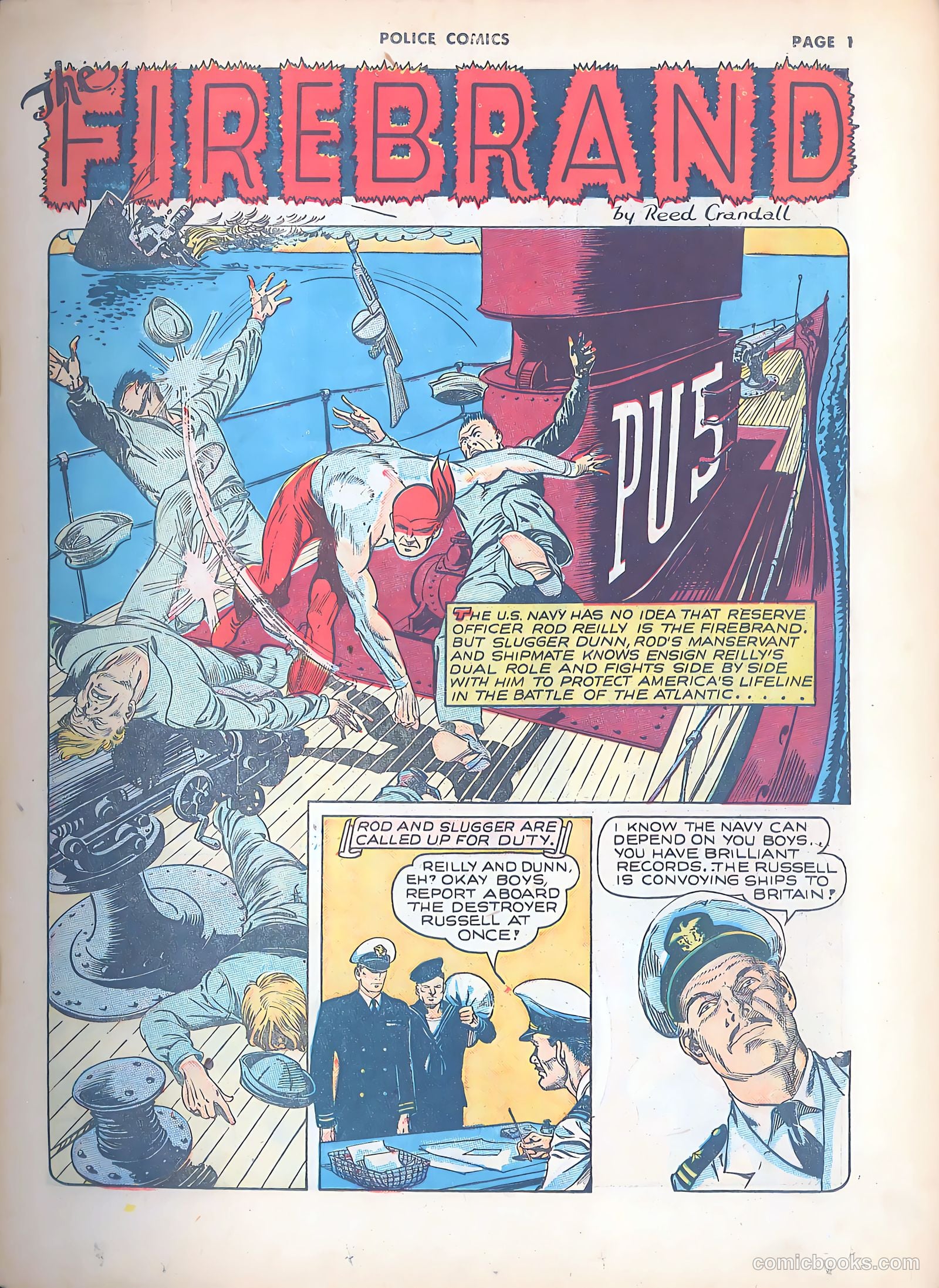 Police Comics #8 — page 4 of 69