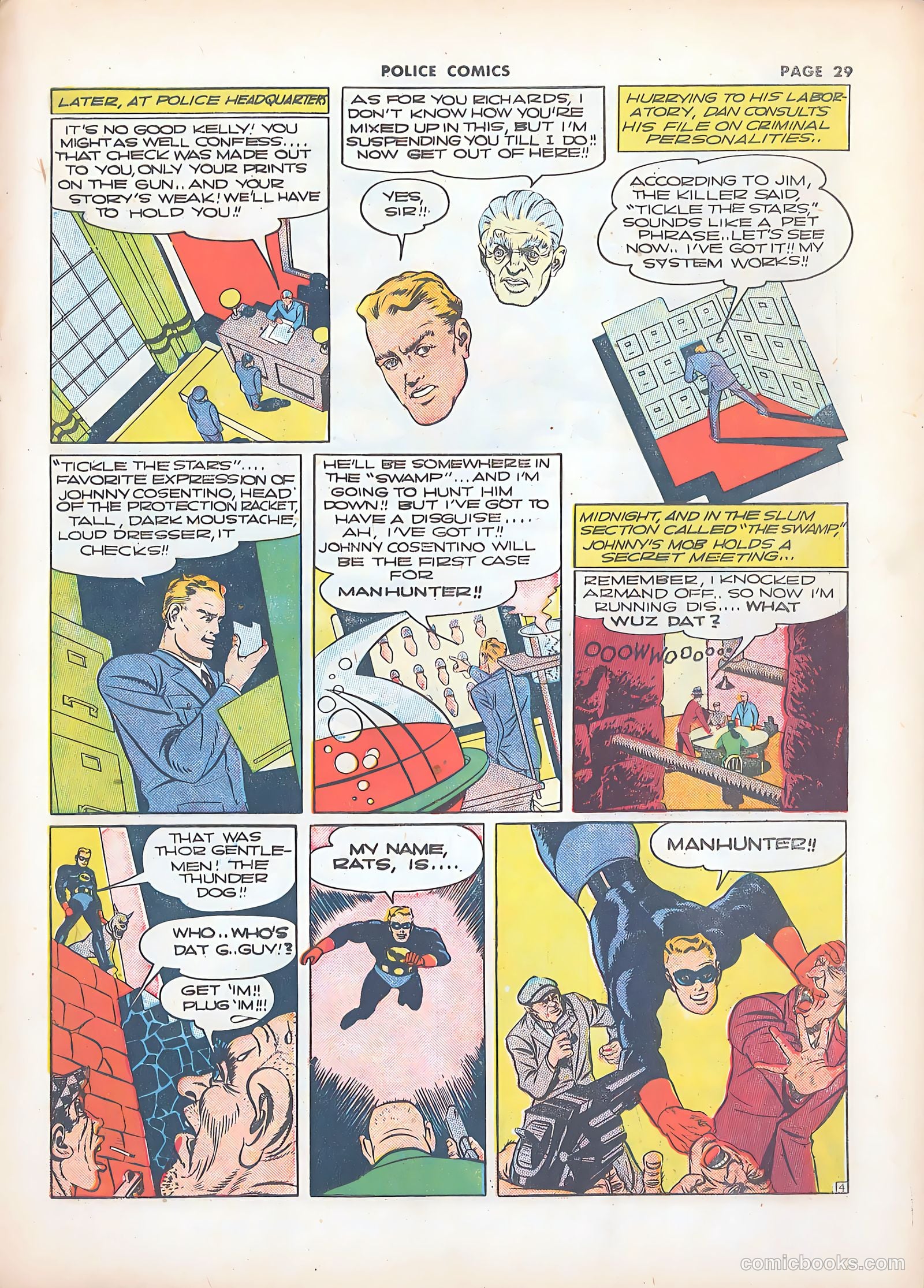 Police Comics #8 — page 32 of 69