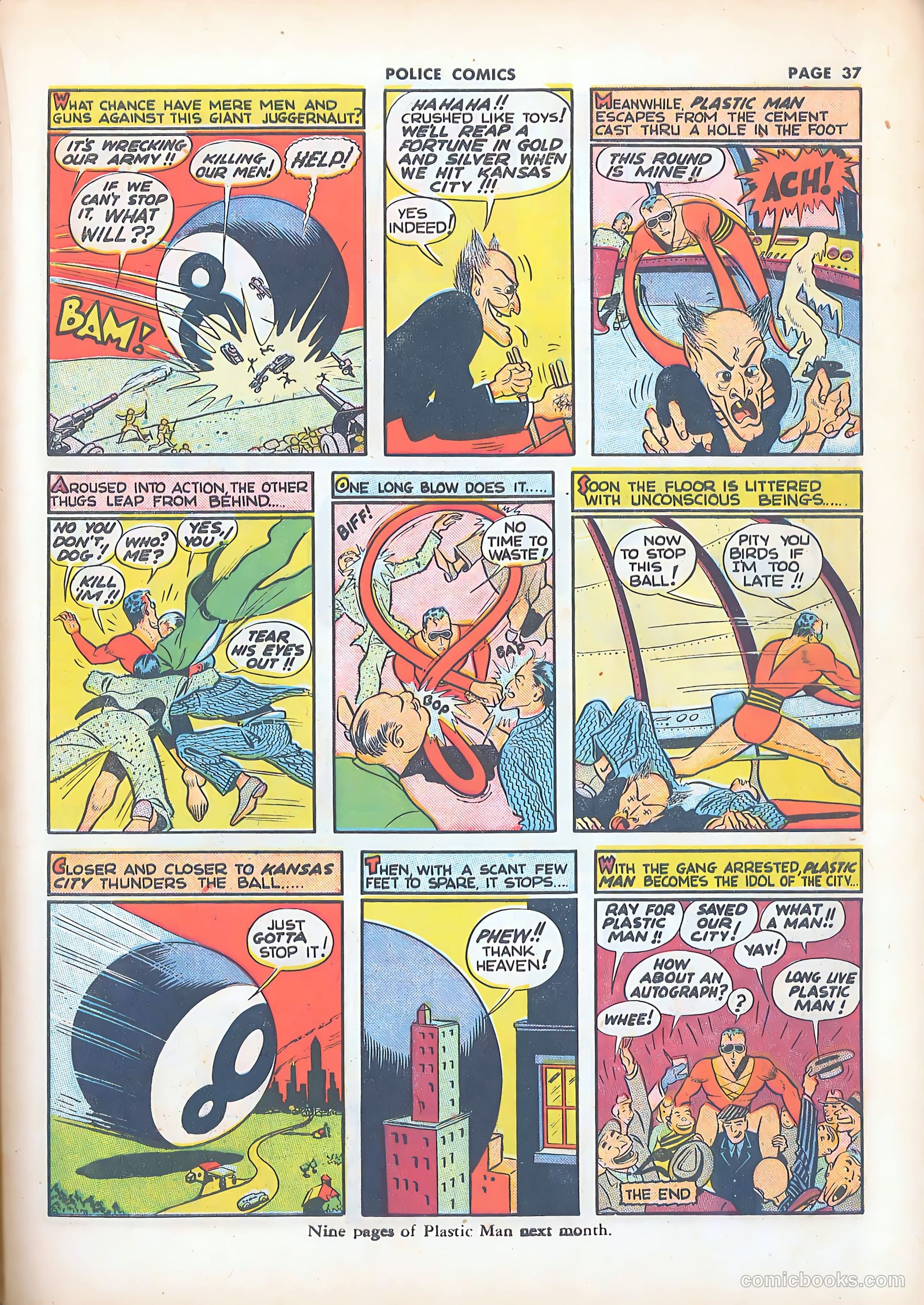 Police Comics #8 — page 40 of 69