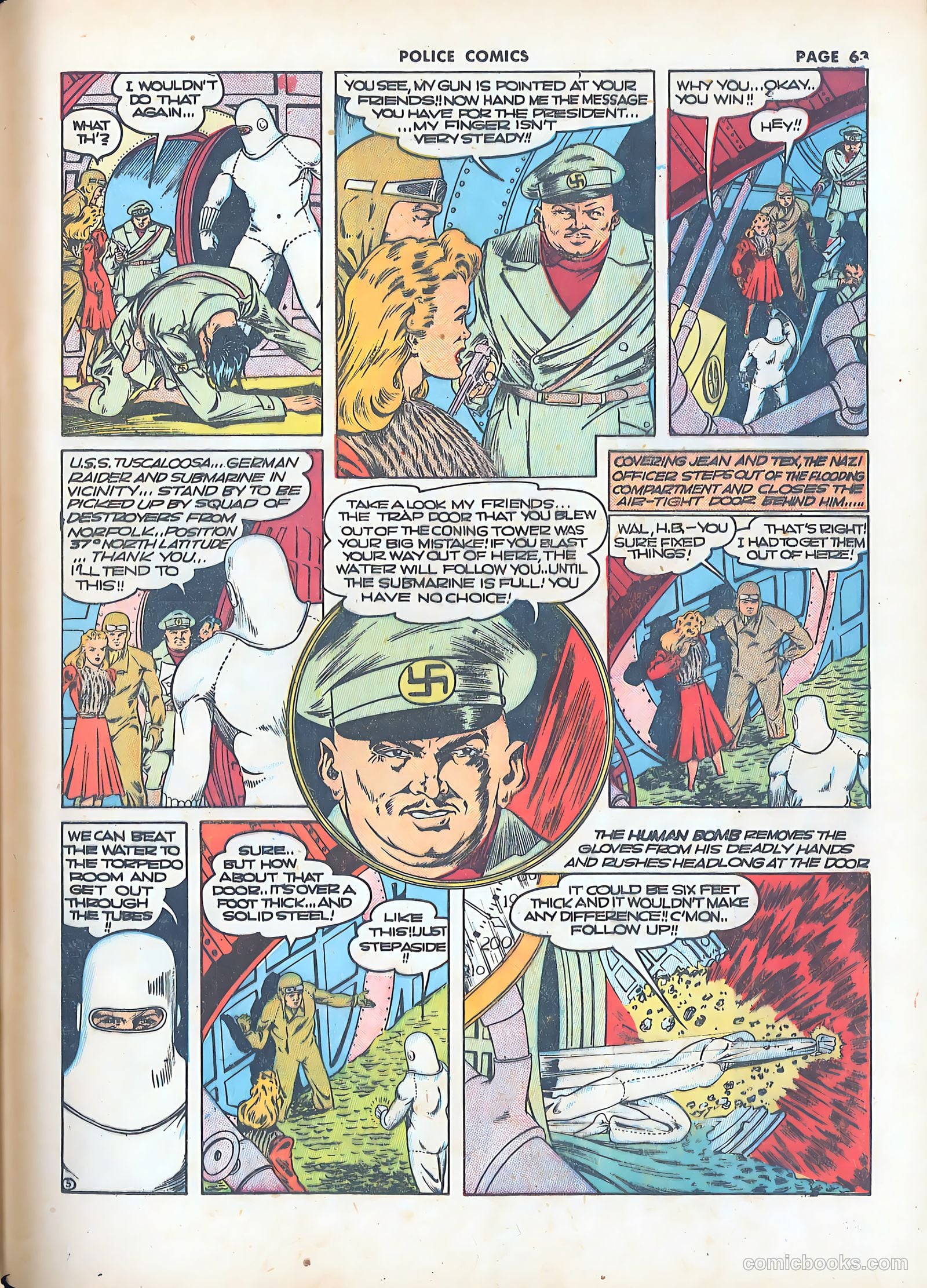 Police Comics #8 — page 66 of 69