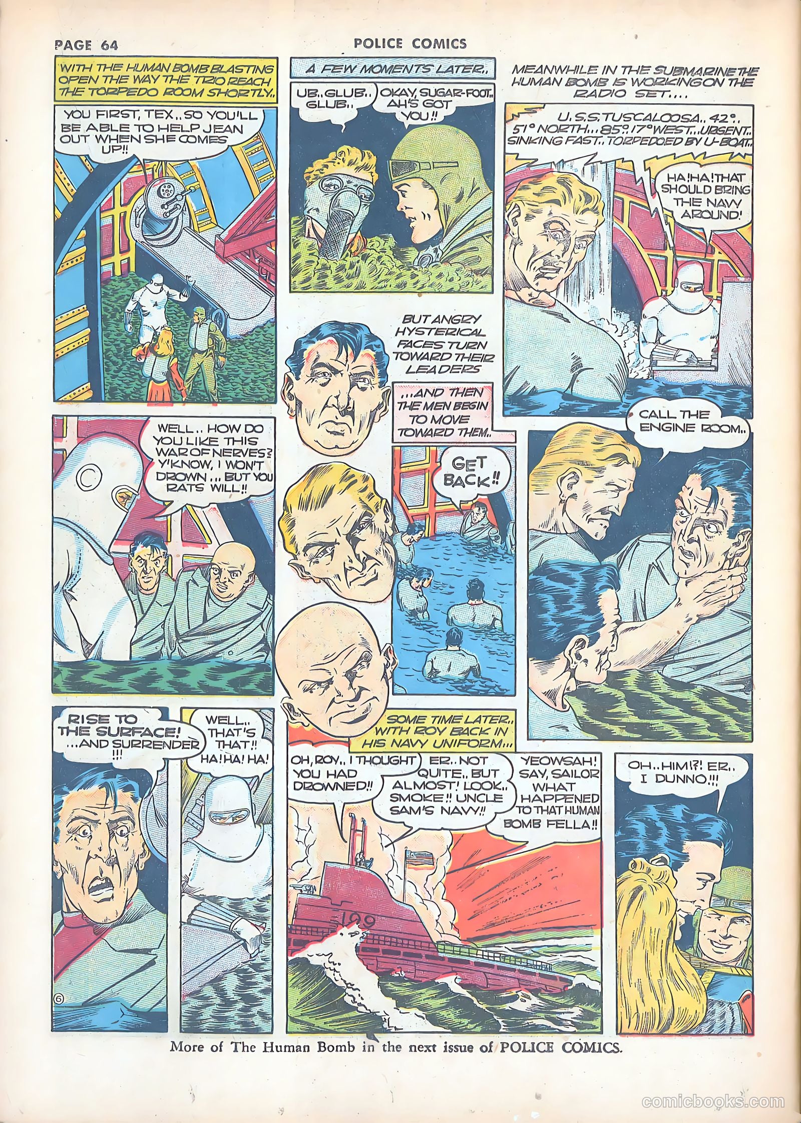 Police Comics #8 — page 67 of 69