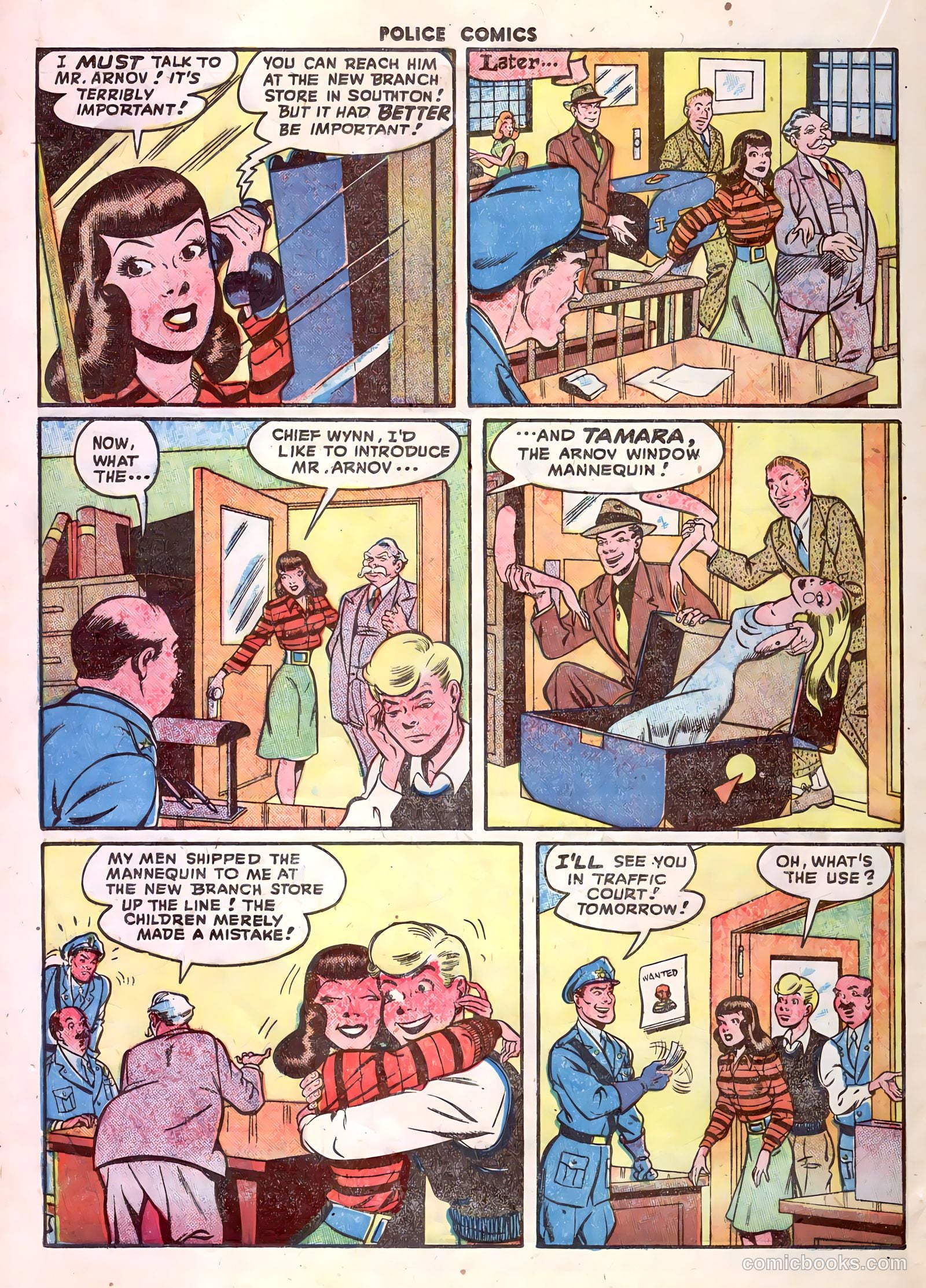 Police Comics #80 — page 32 of 52