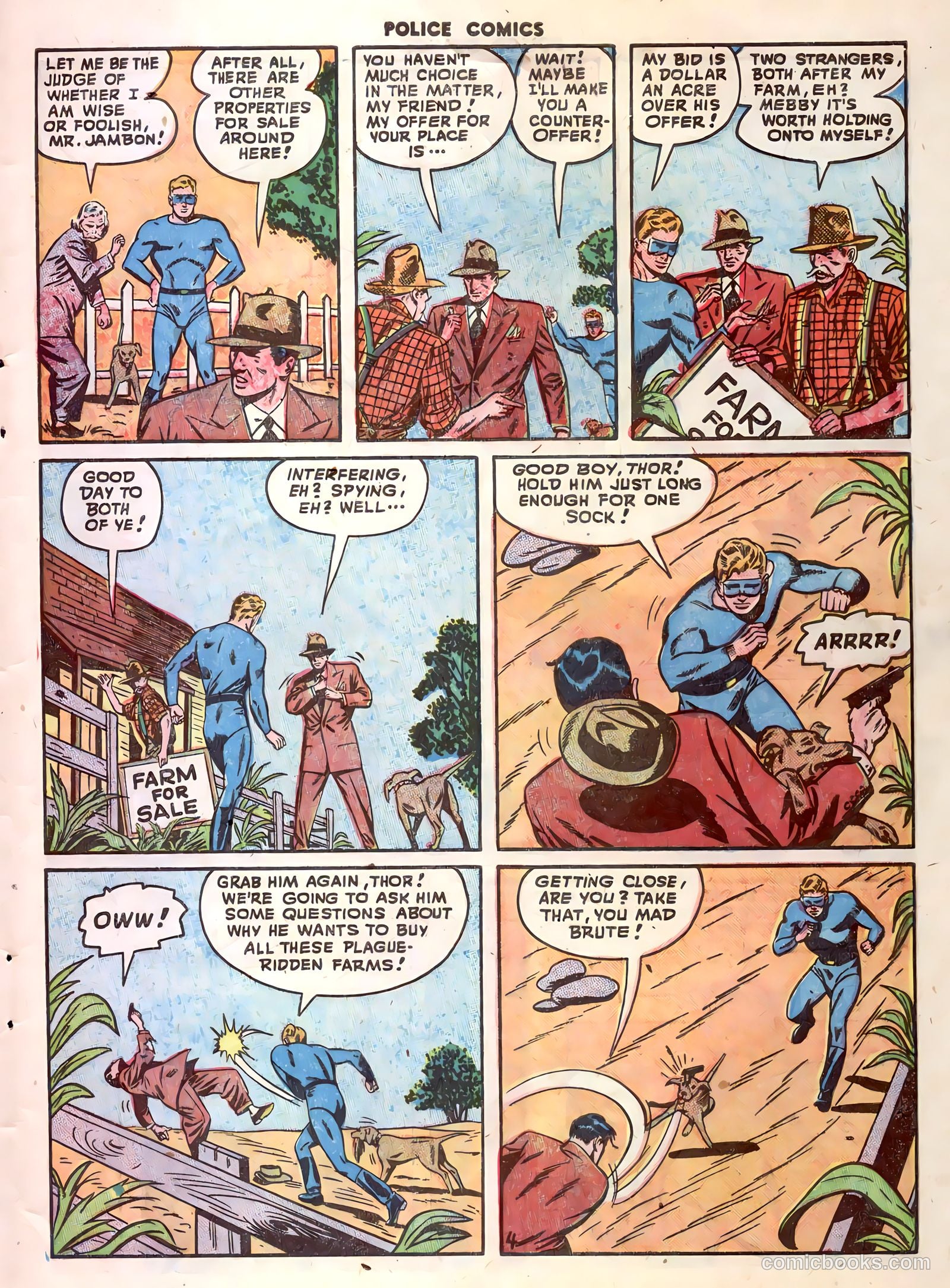 Police Comics #80 — page 45 of 52
