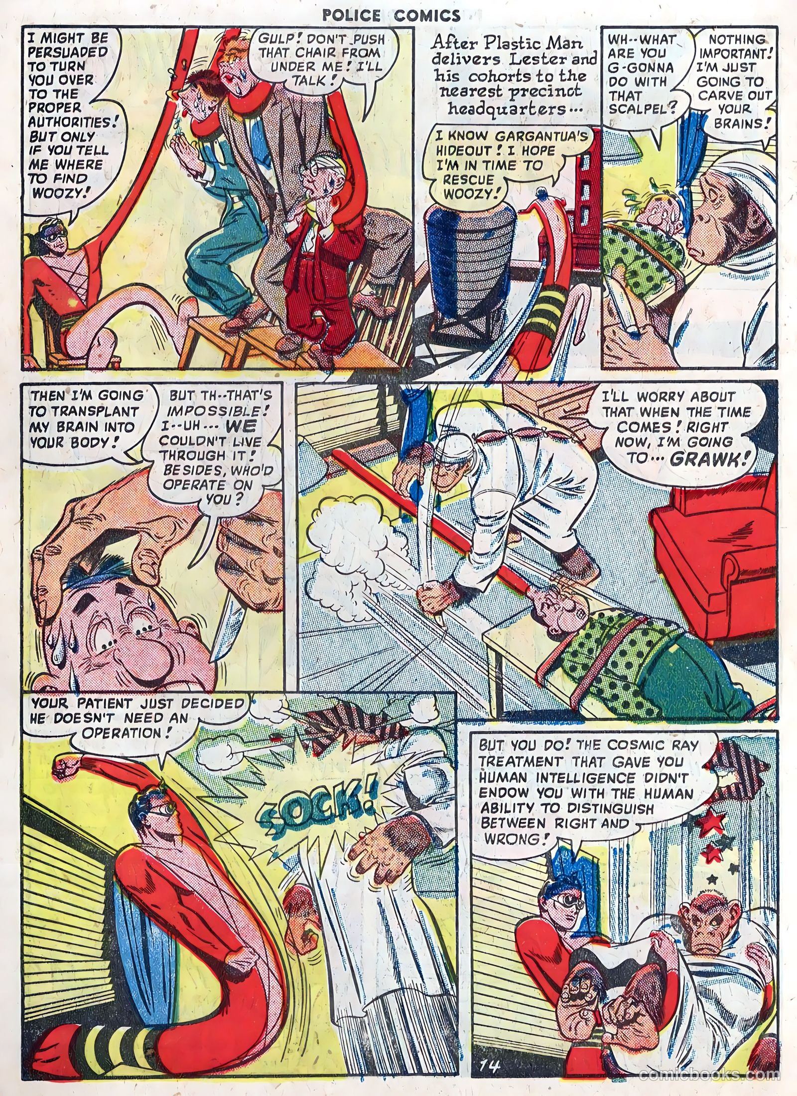 Police Comics #81 — page 16 of 52