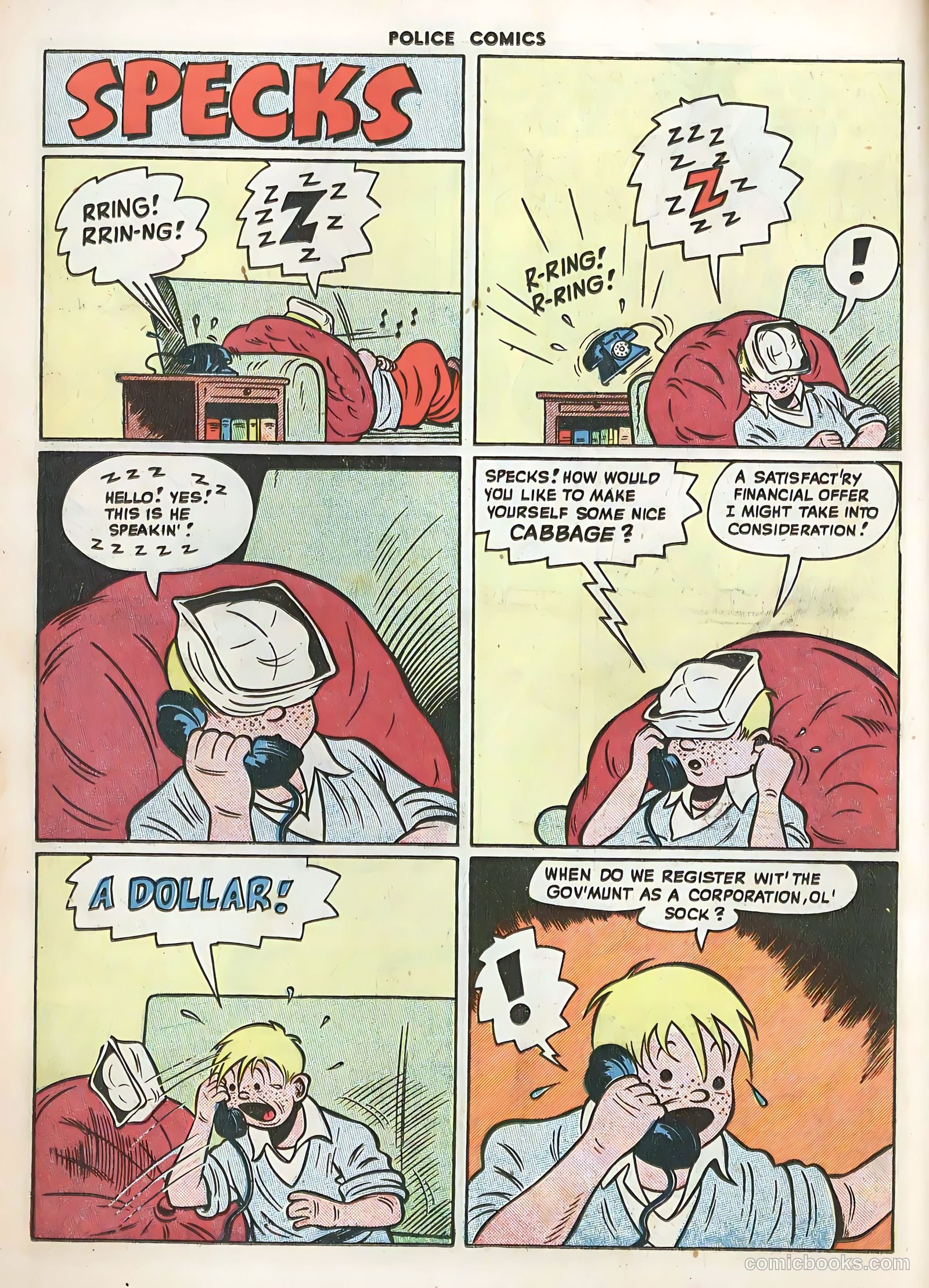 Police Comics #82 — page 18 of 52