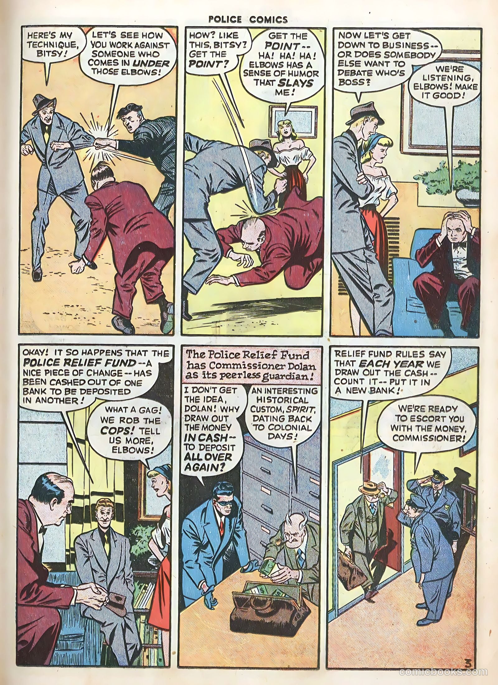 Police Comics #82 — page 35 of 52