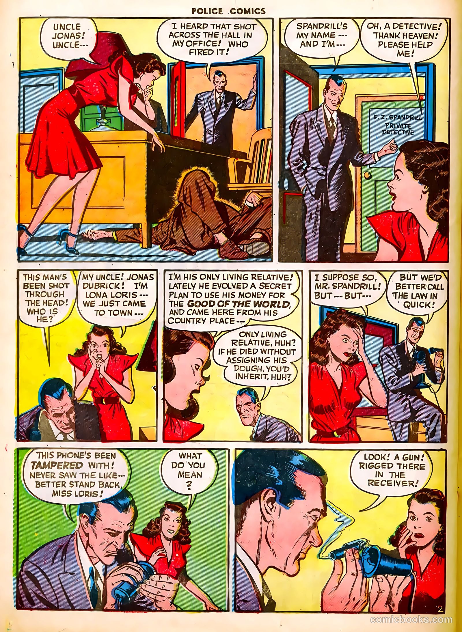 Police Comics #83 — page 36 of 52