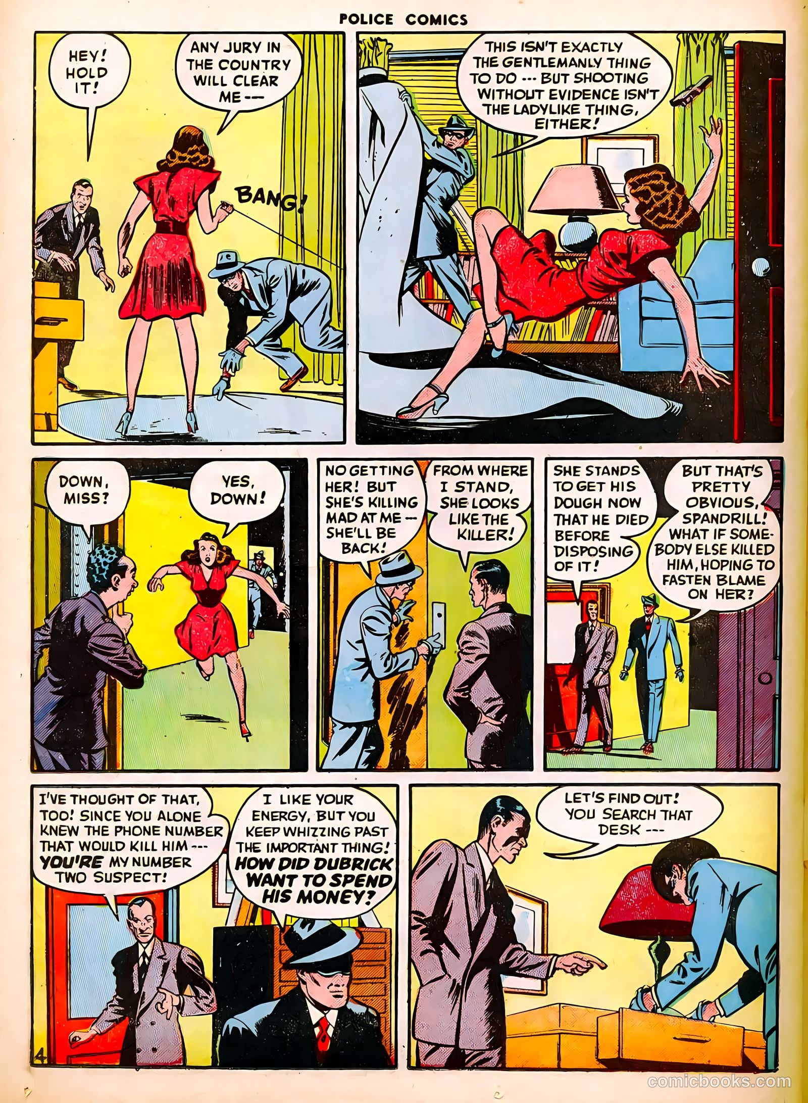 Police Comics #83 — page 38 of 52