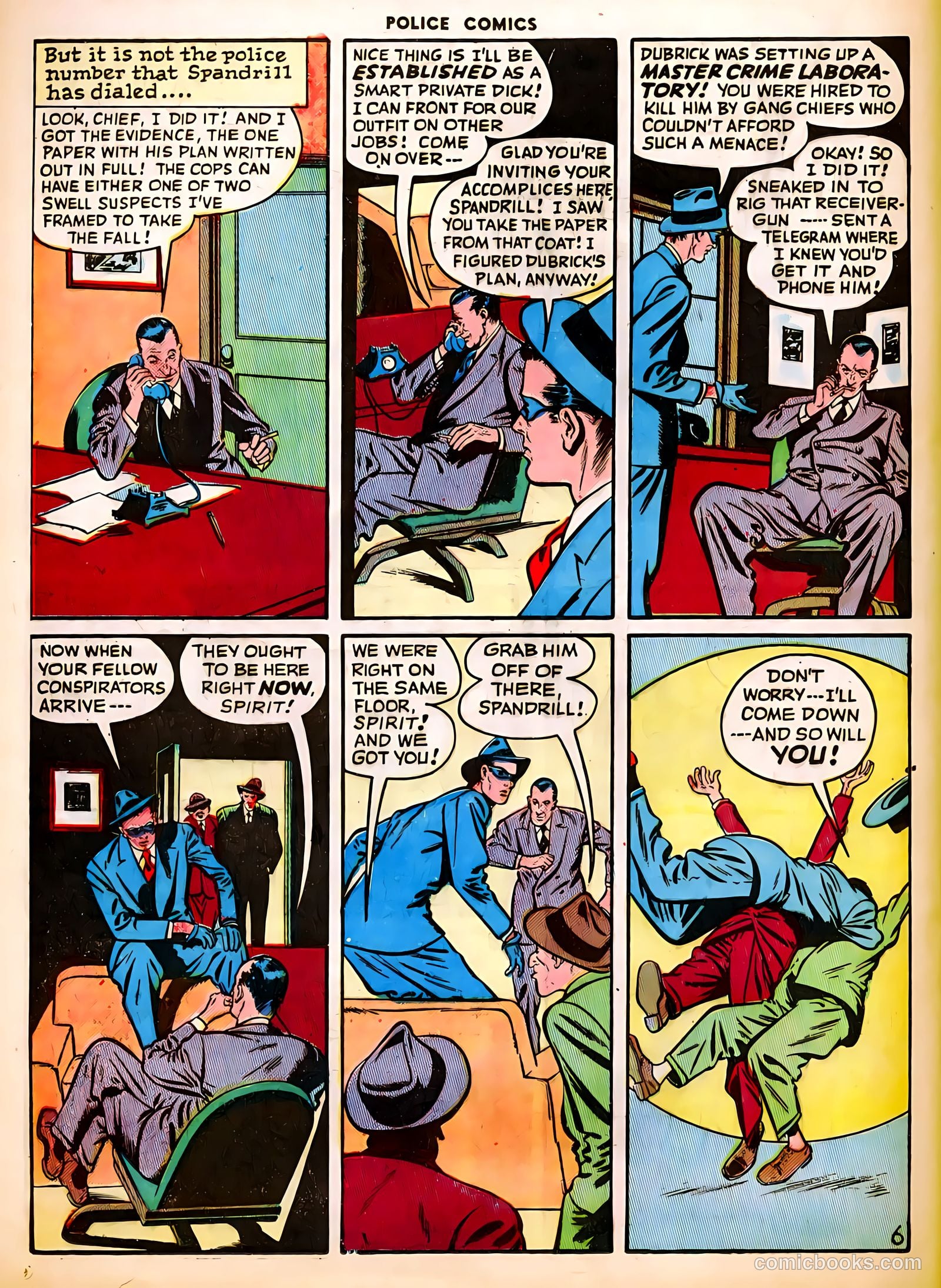 Police Comics #83 — page 40 of 52