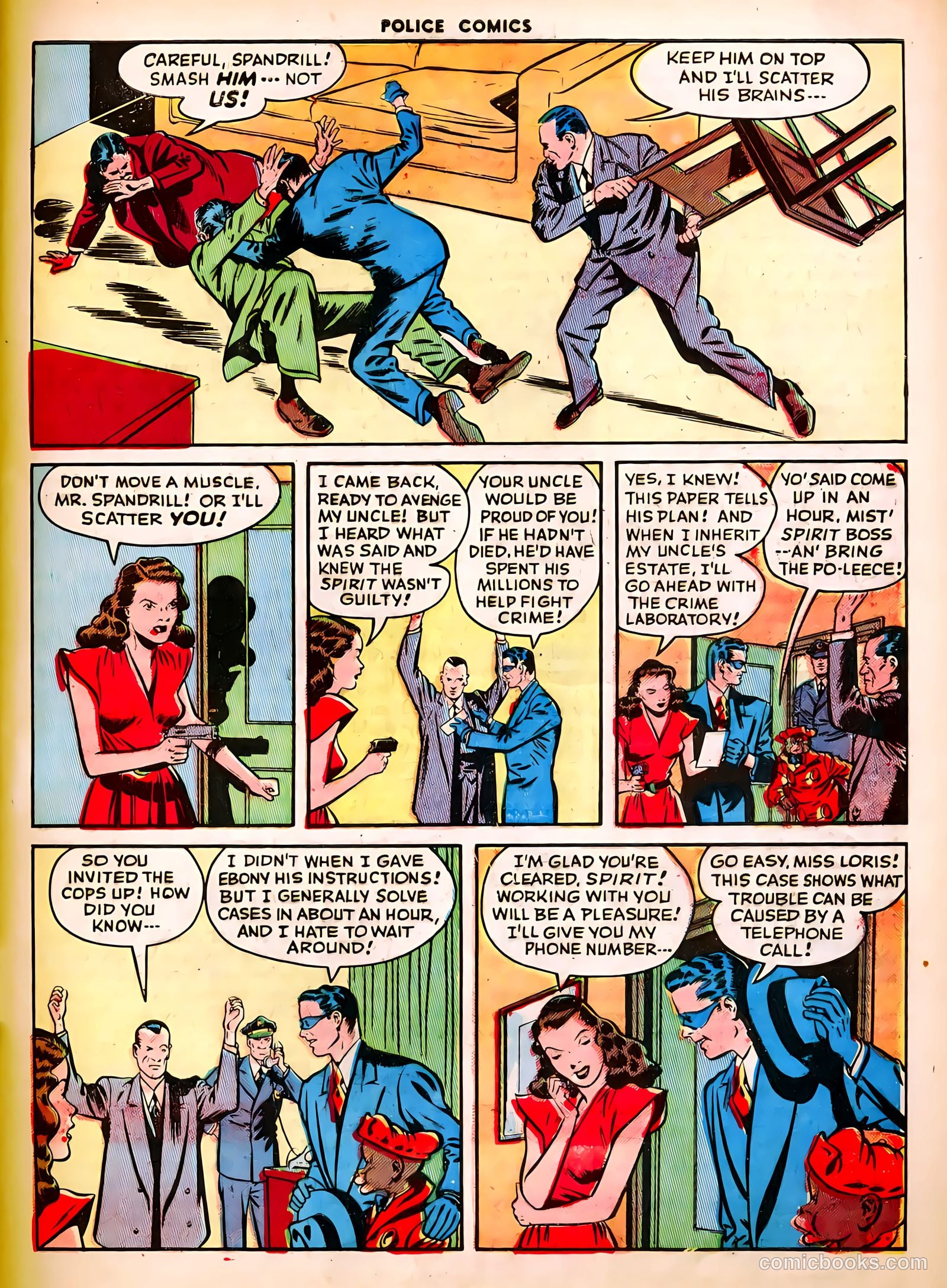 Police Comics #83 — page 41 of 52