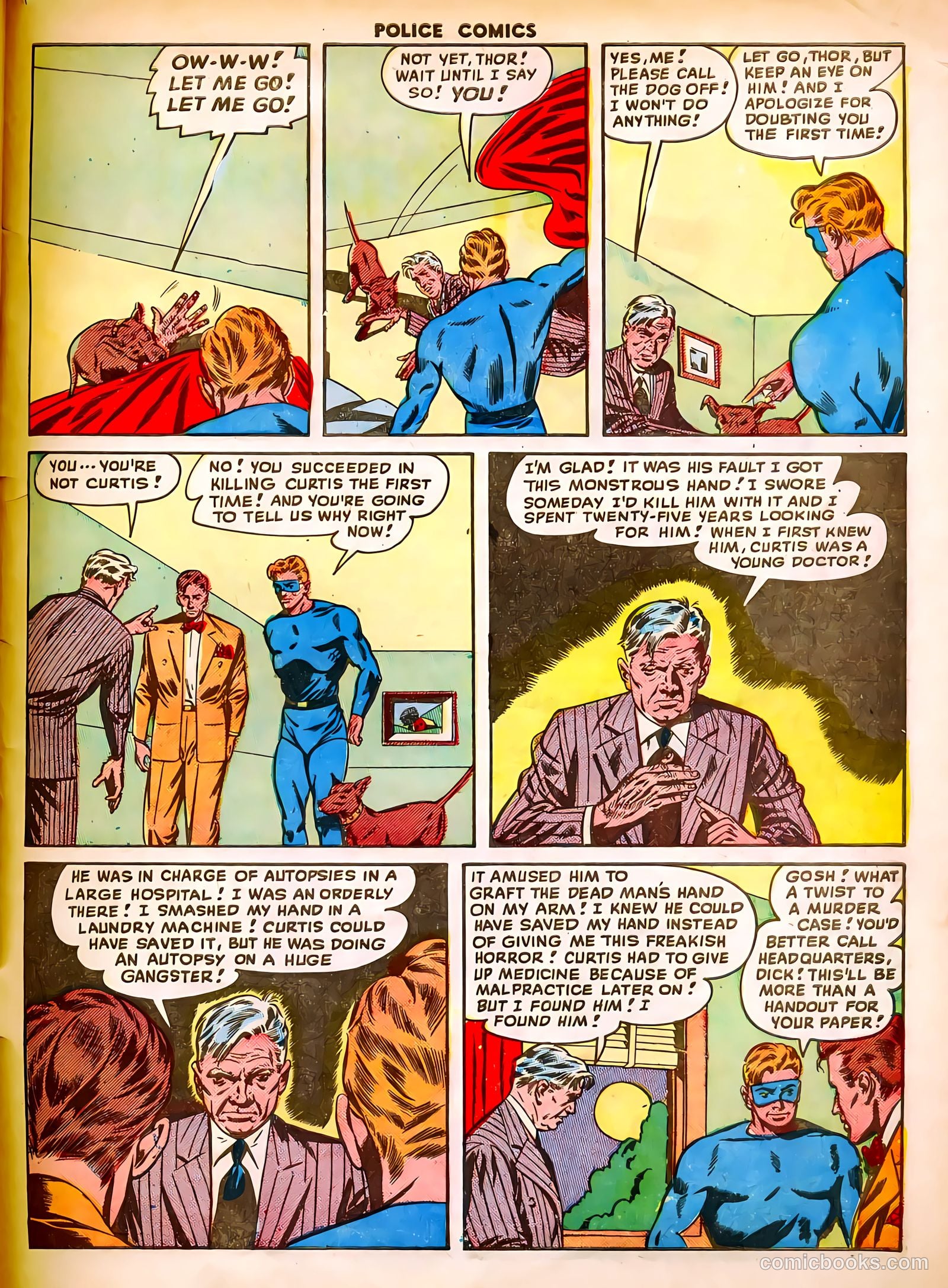Police Comics #83 — page 51 of 52