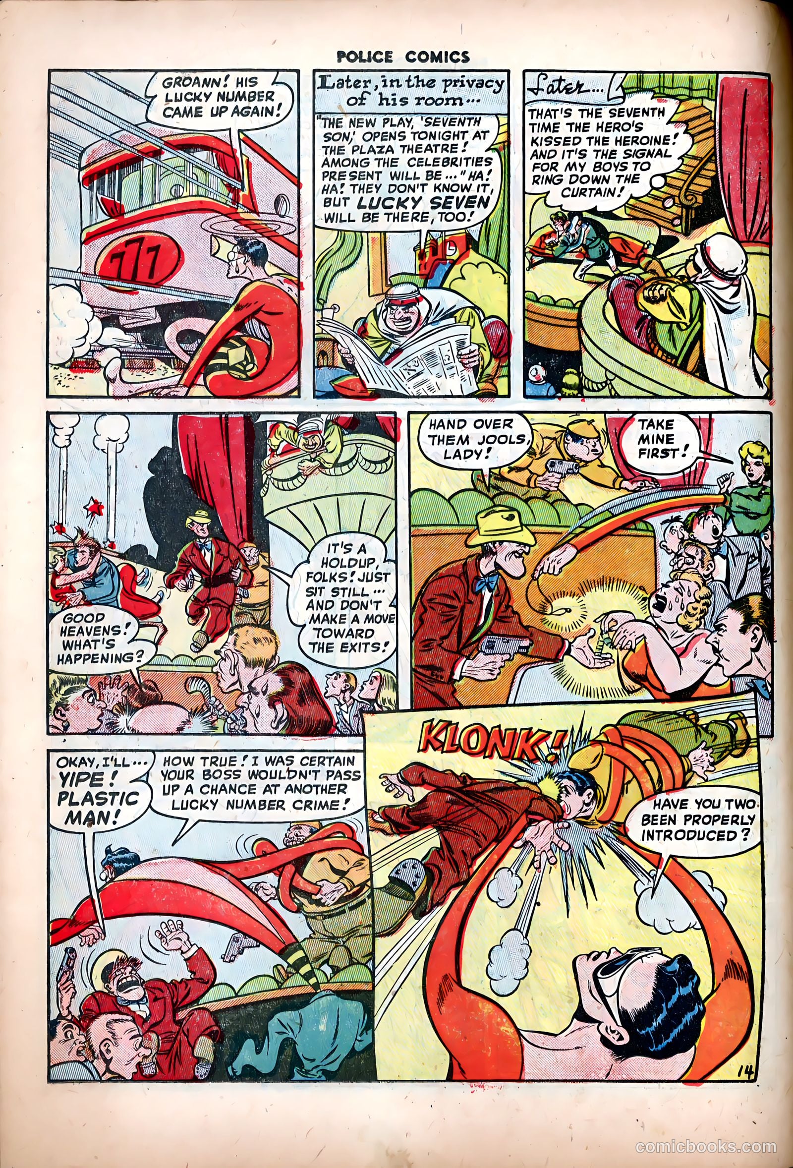 Police Comics #84 — page 16 of 52
