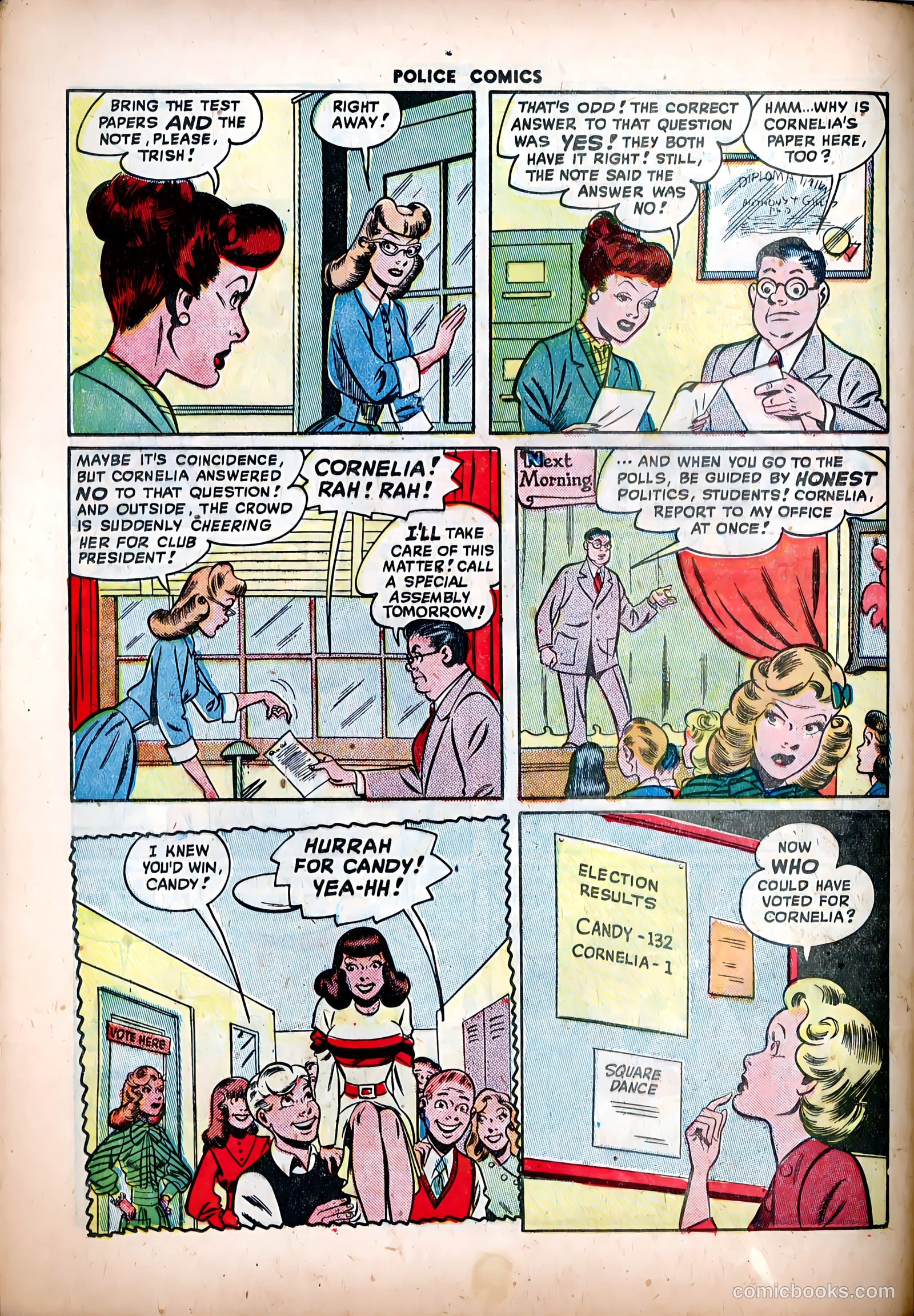 Police Comics #84 — page 32 of 52