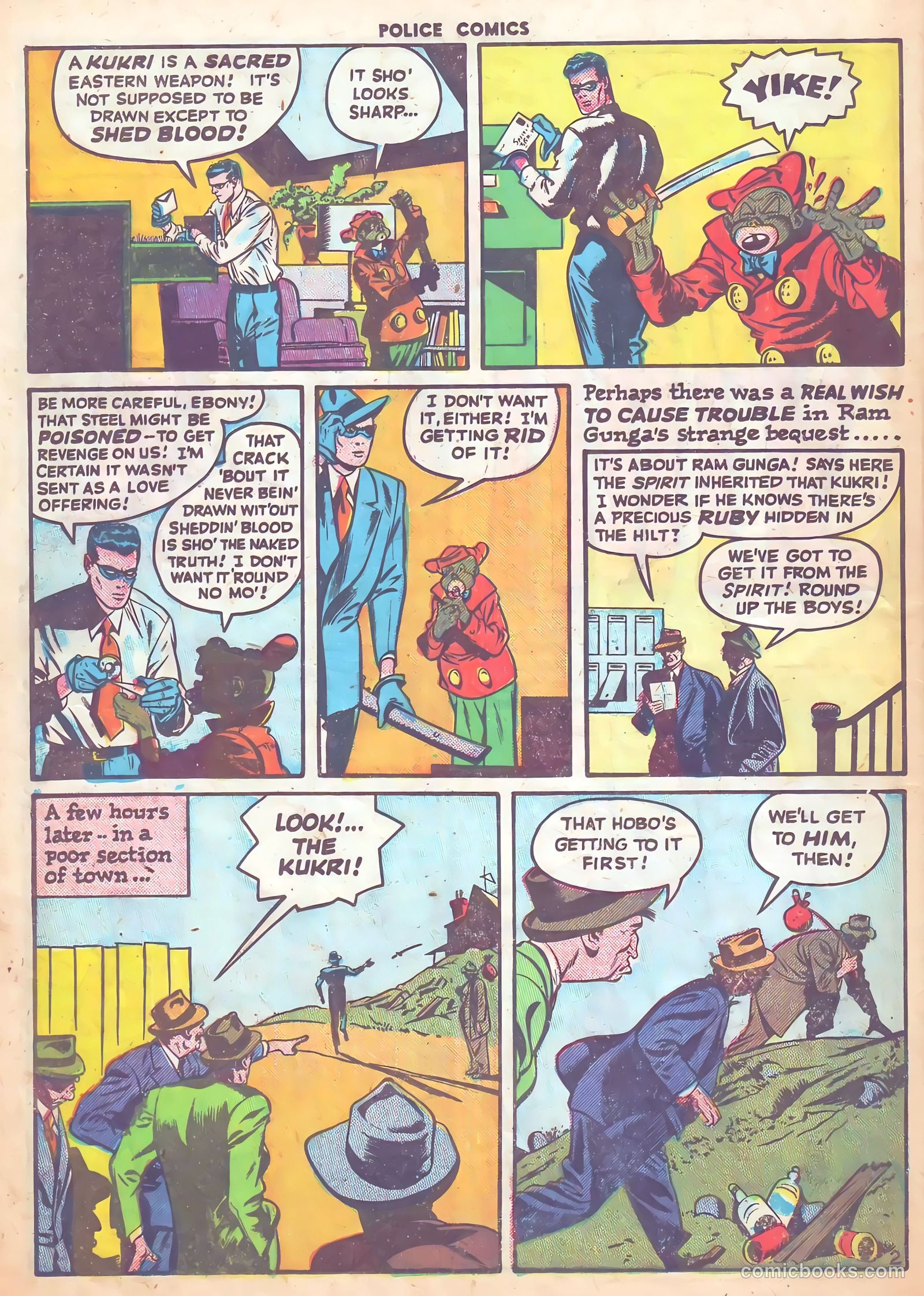 Police Comics #85 — page 34 of 52