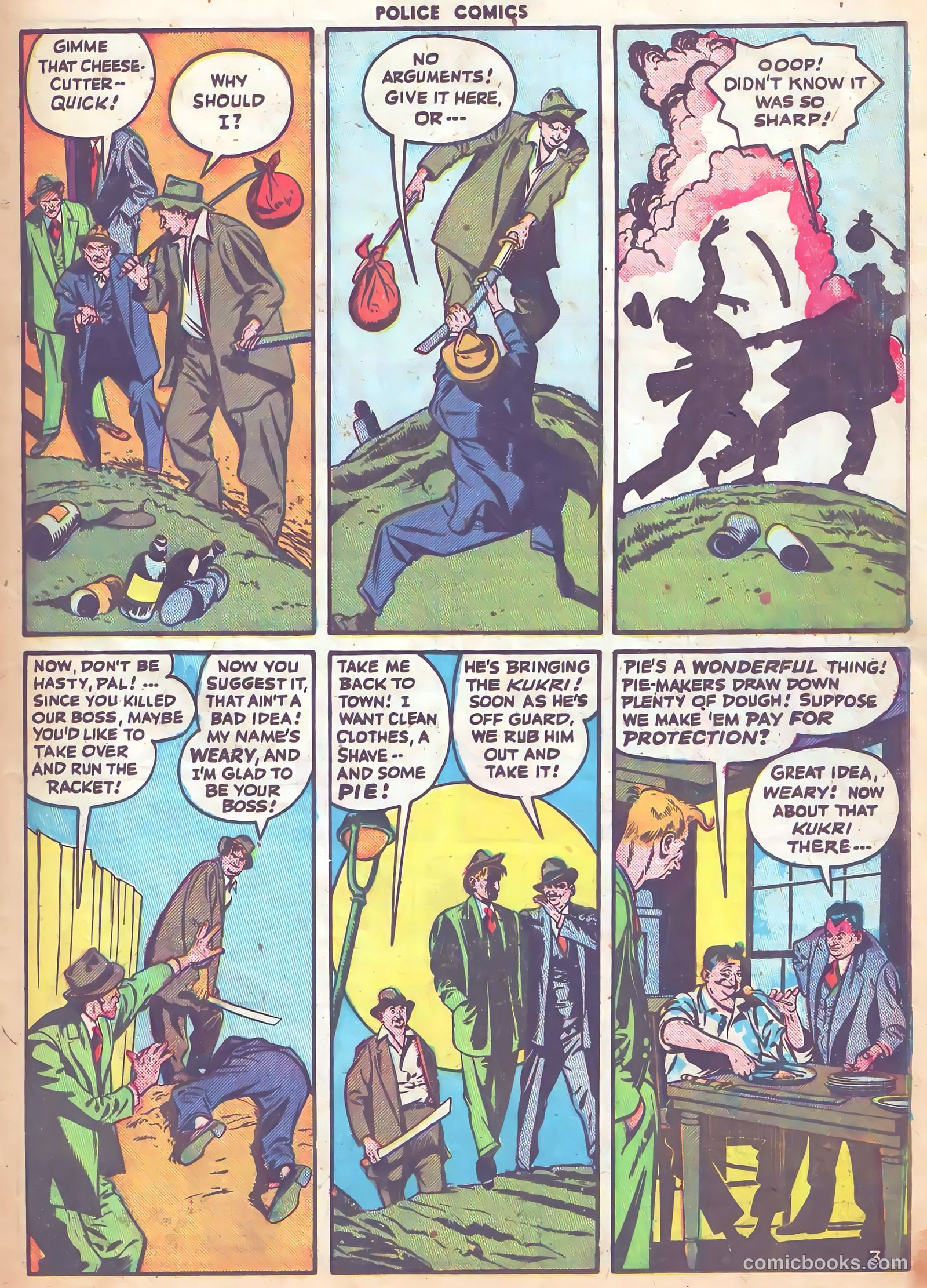 Police Comics #85 — page 35 of 52