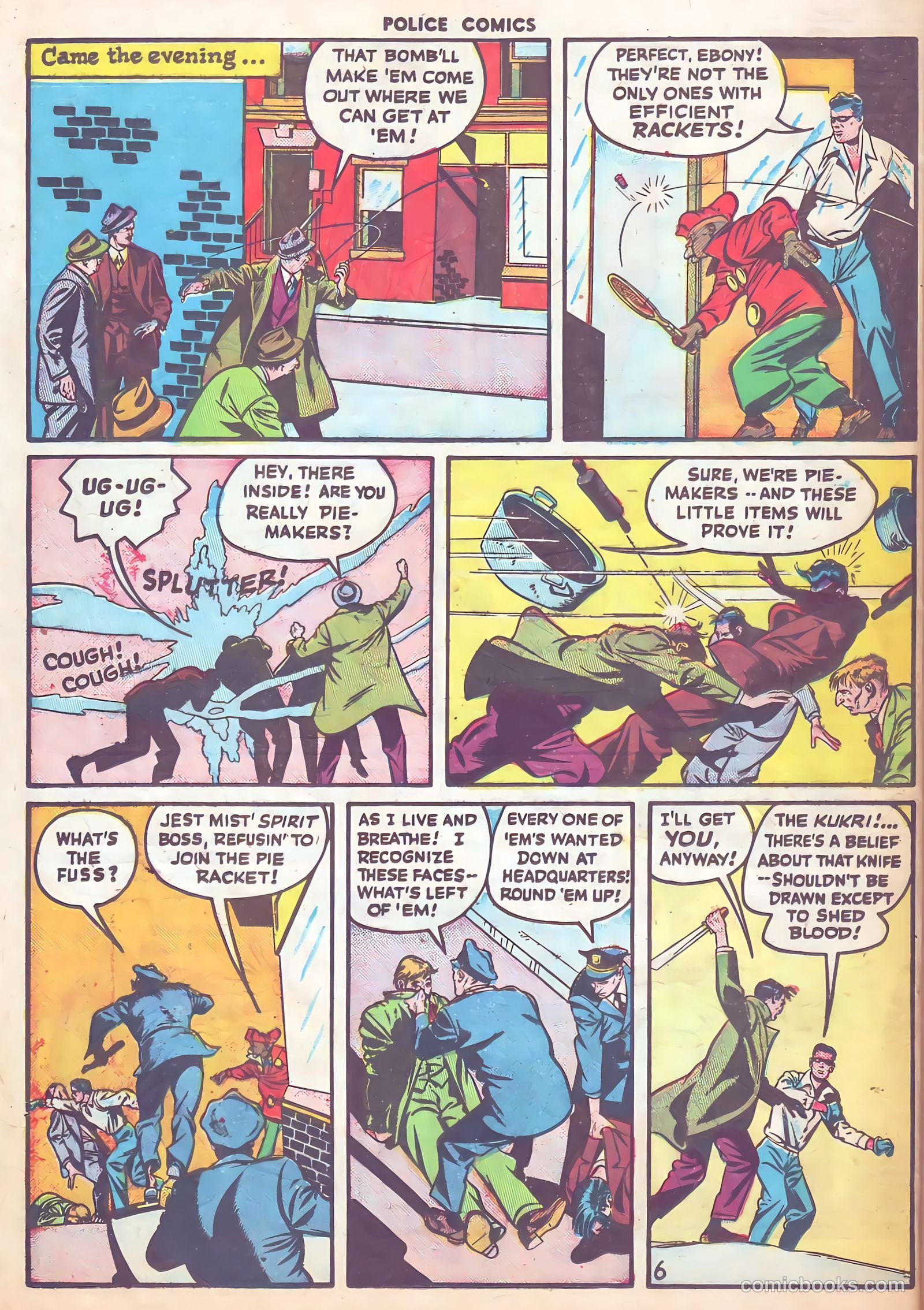 Police Comics #85 — page 38 of 52