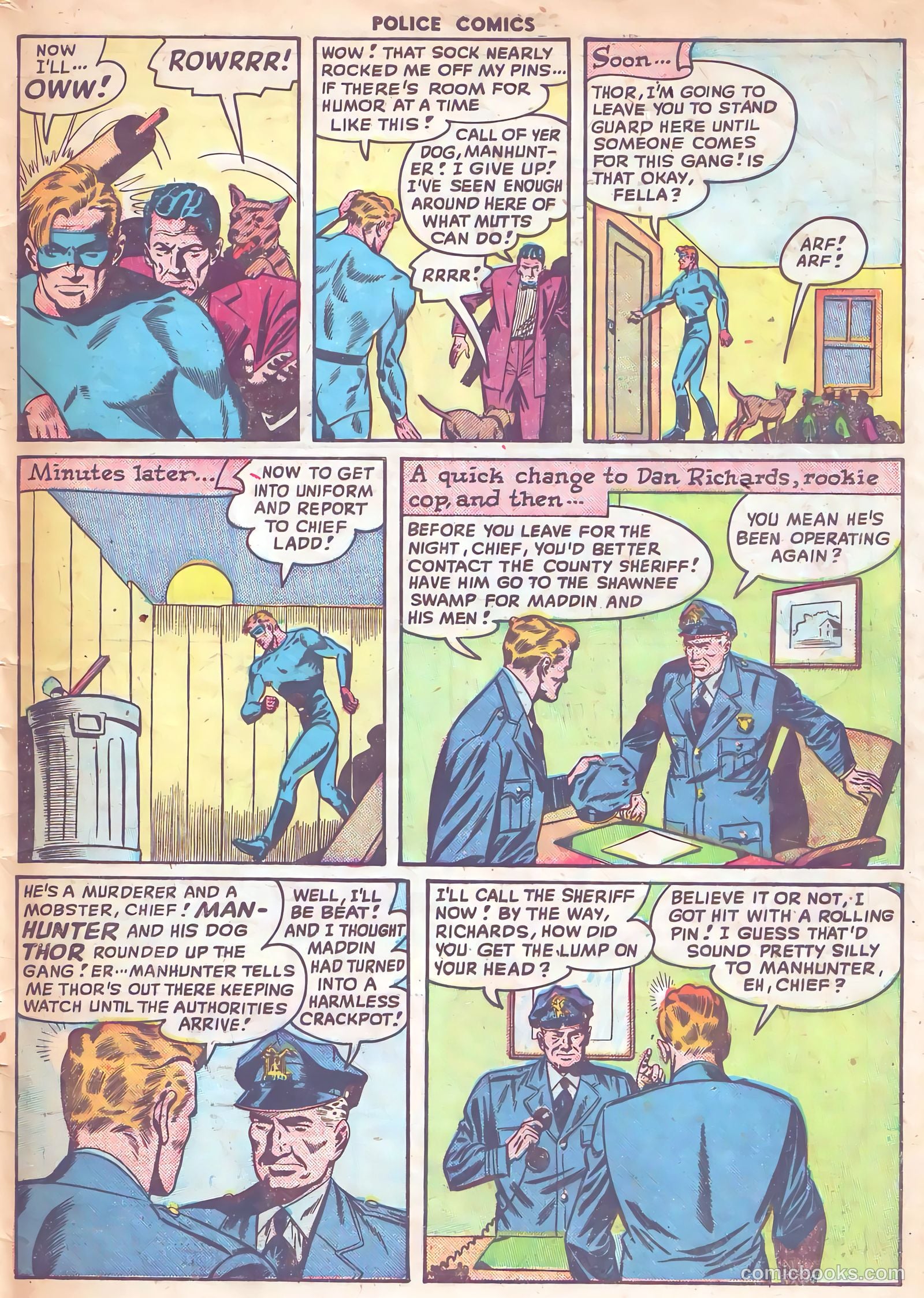 Police Comics #85 — page 49 of 52
